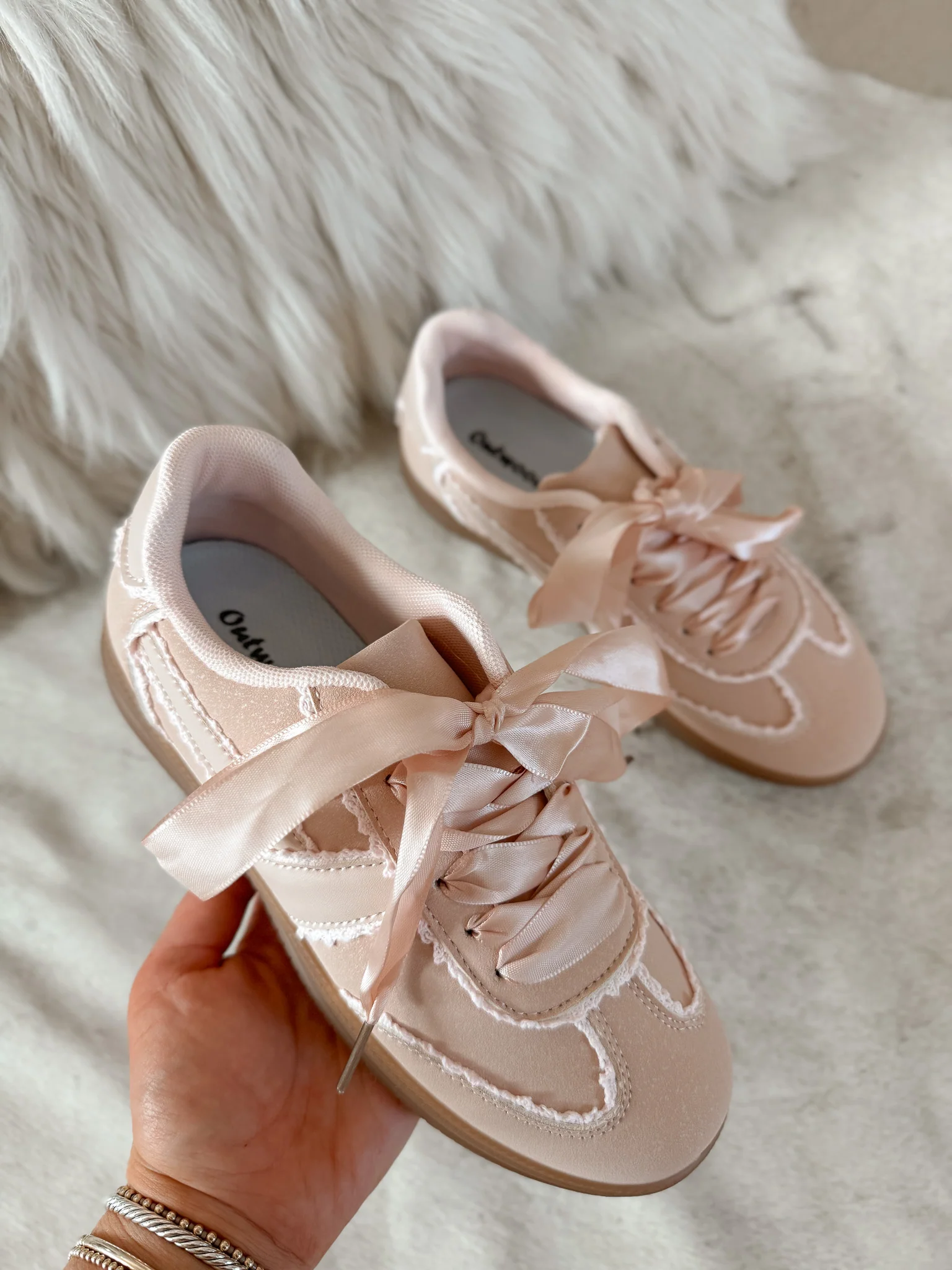 Step Ahead Sneakers in Light Pink - Image 7
