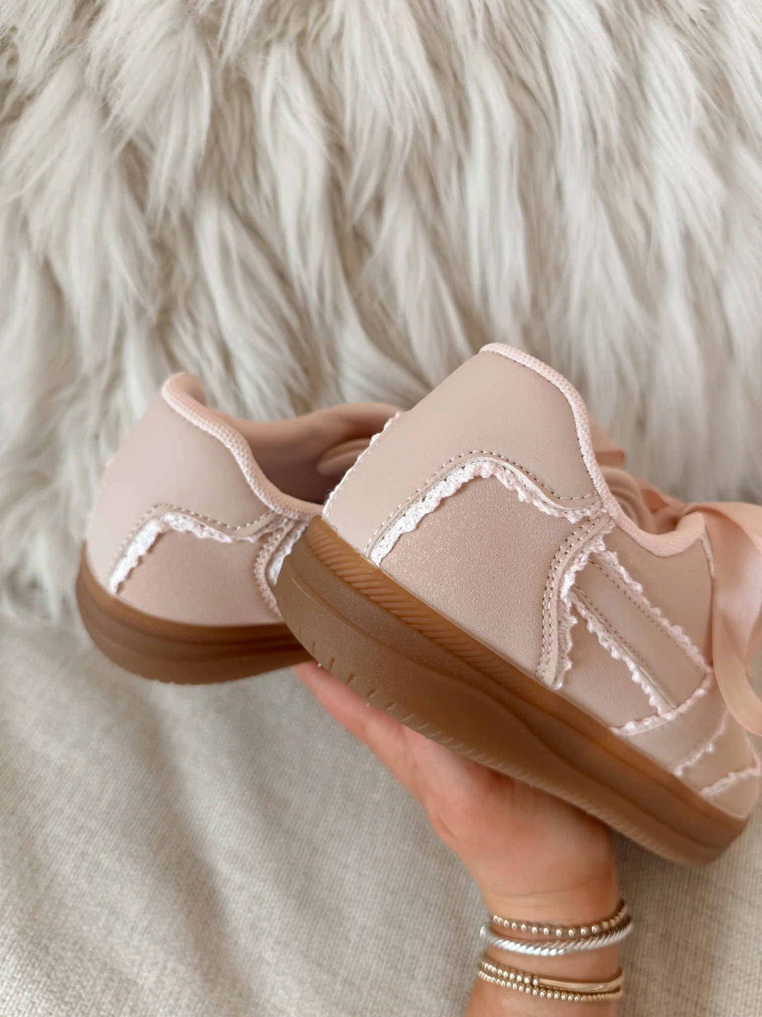 Step Ahead Sneakers in Light Pink - Image 9