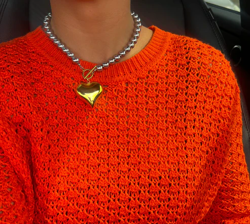 Glam Heart Necklace - Image 3