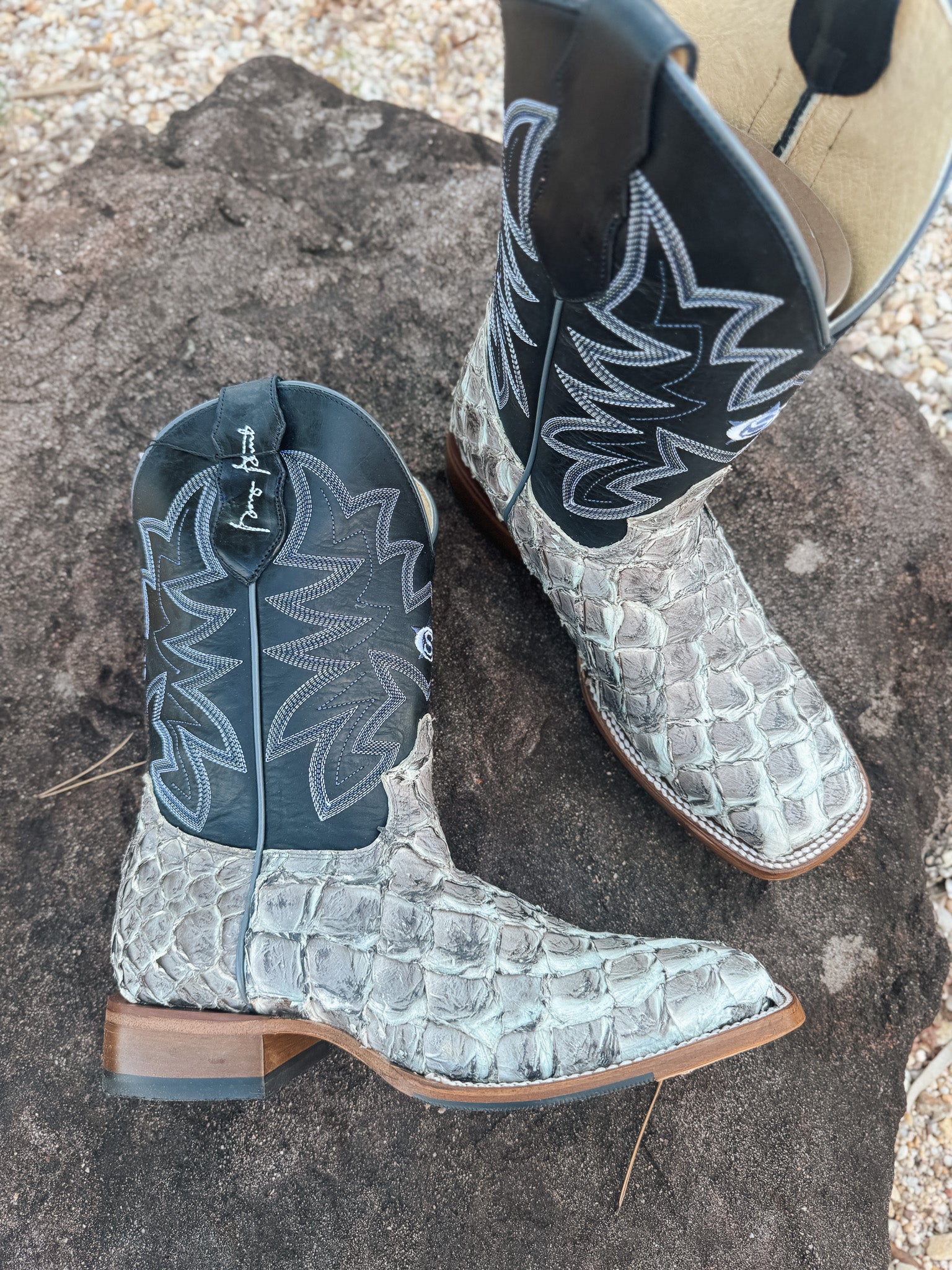 Men's Justin Ocean View 11" Pirarucu Boots - Image 11