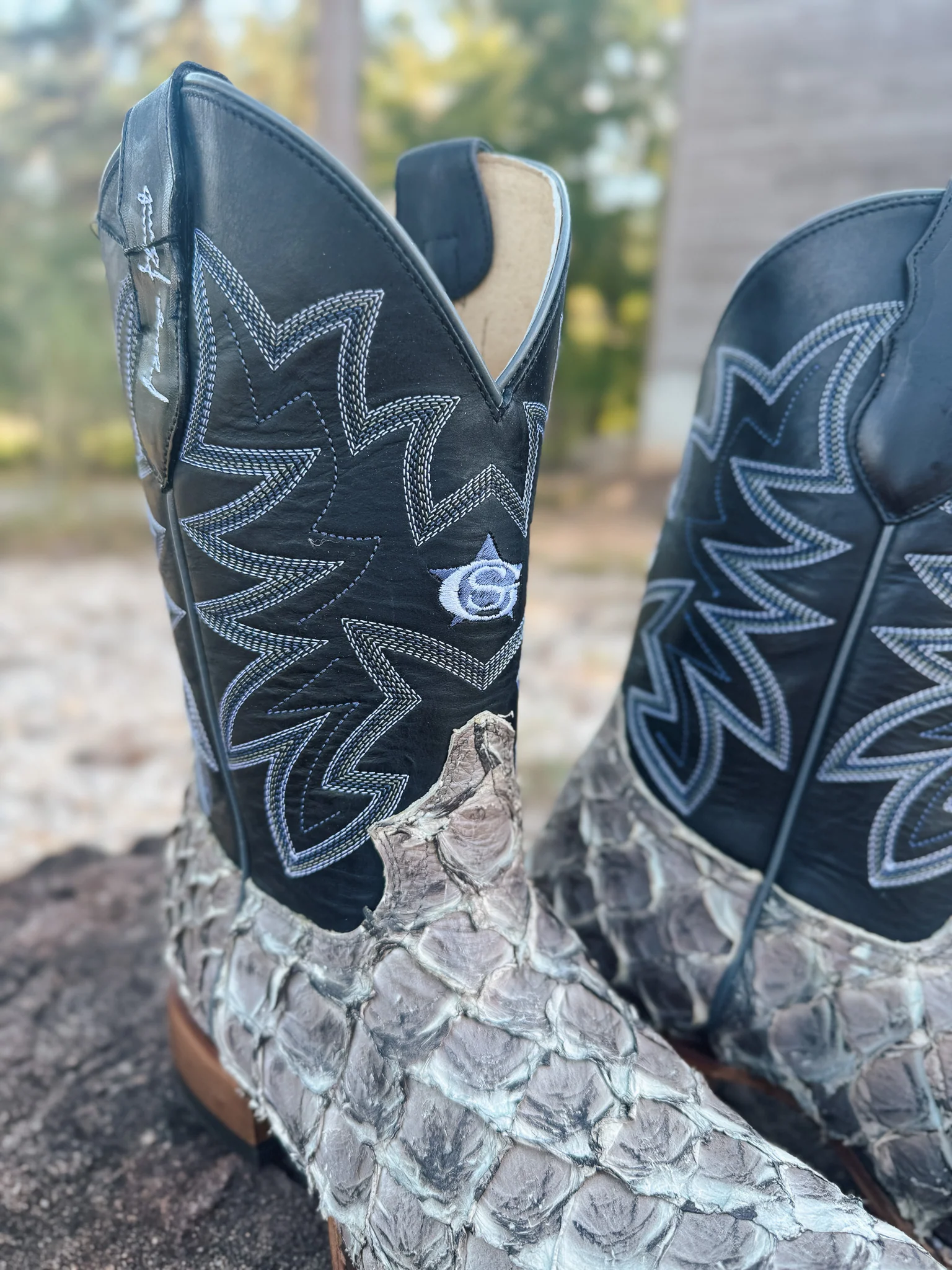 Men's Justin Ocean View 11" Pirarucu Boots - Image 12