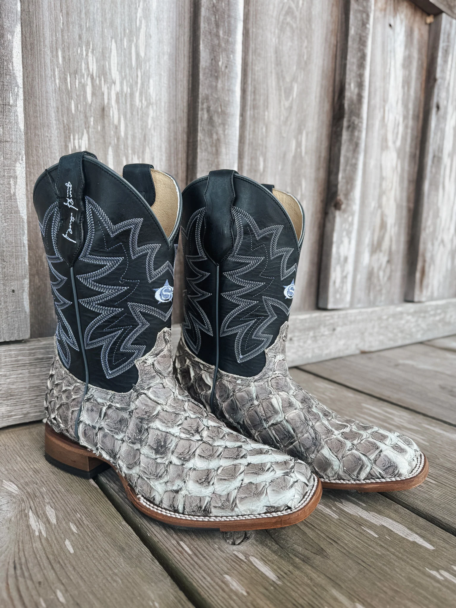 Men's Justin Ocean View 11" Pirarucu Boots - Image 5