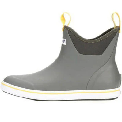 MEN'S XTRATUF 6IN ANKLE DECK BOOT IN GREY - Image 8