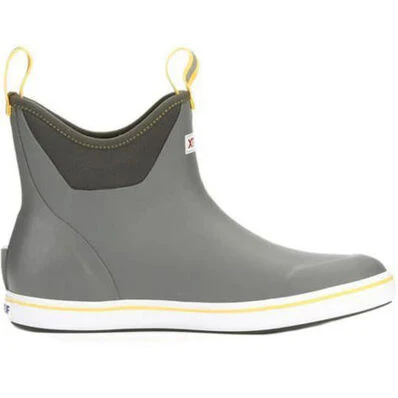 MEN'S XTRATUF 6IN ANKLE DECK BOOT IN GREY - Image 9