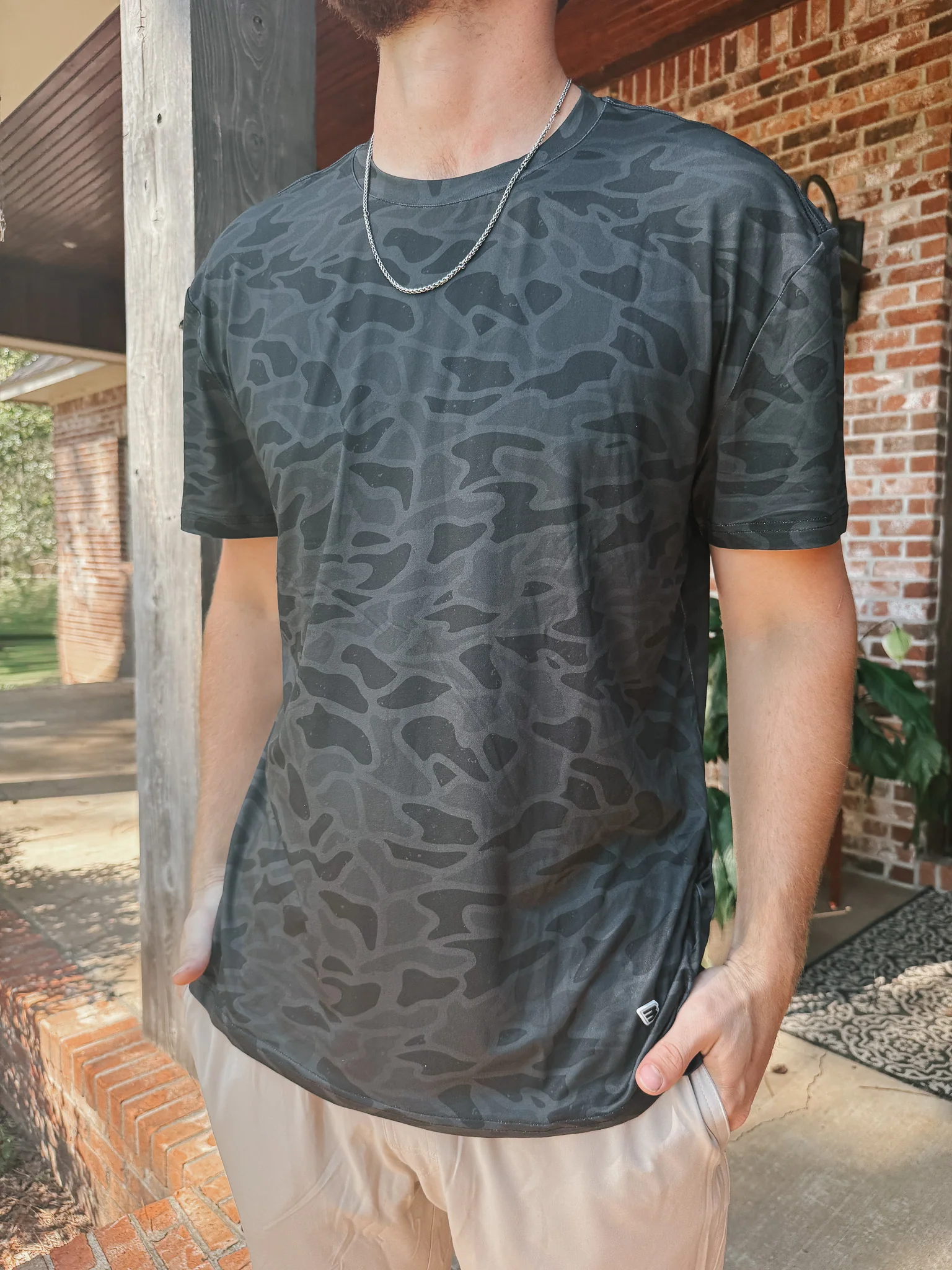 Burlebo Go To Tee - Black Camo - Image 2