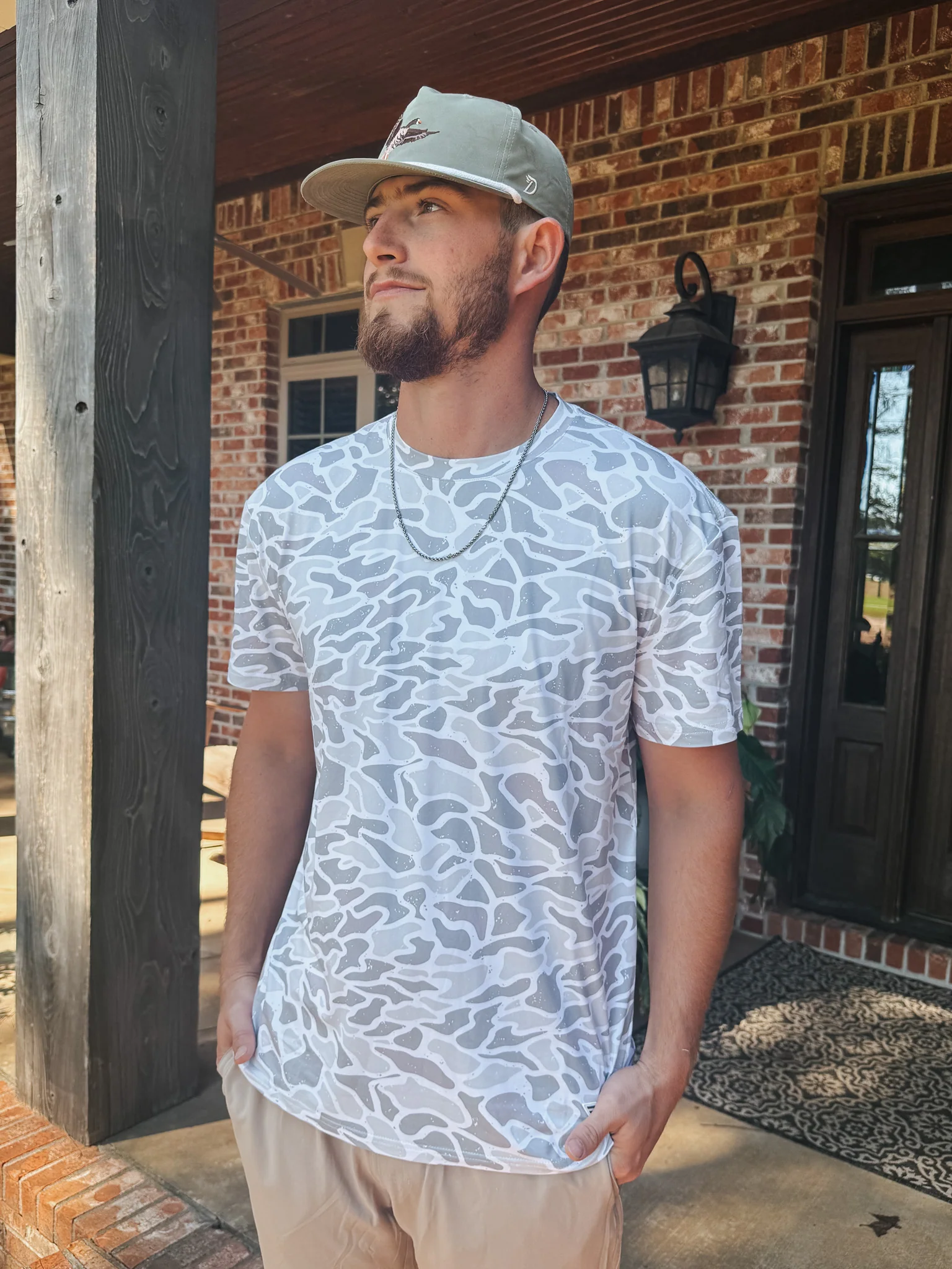 Burlebo Go To Tee - White Camo - Image 2