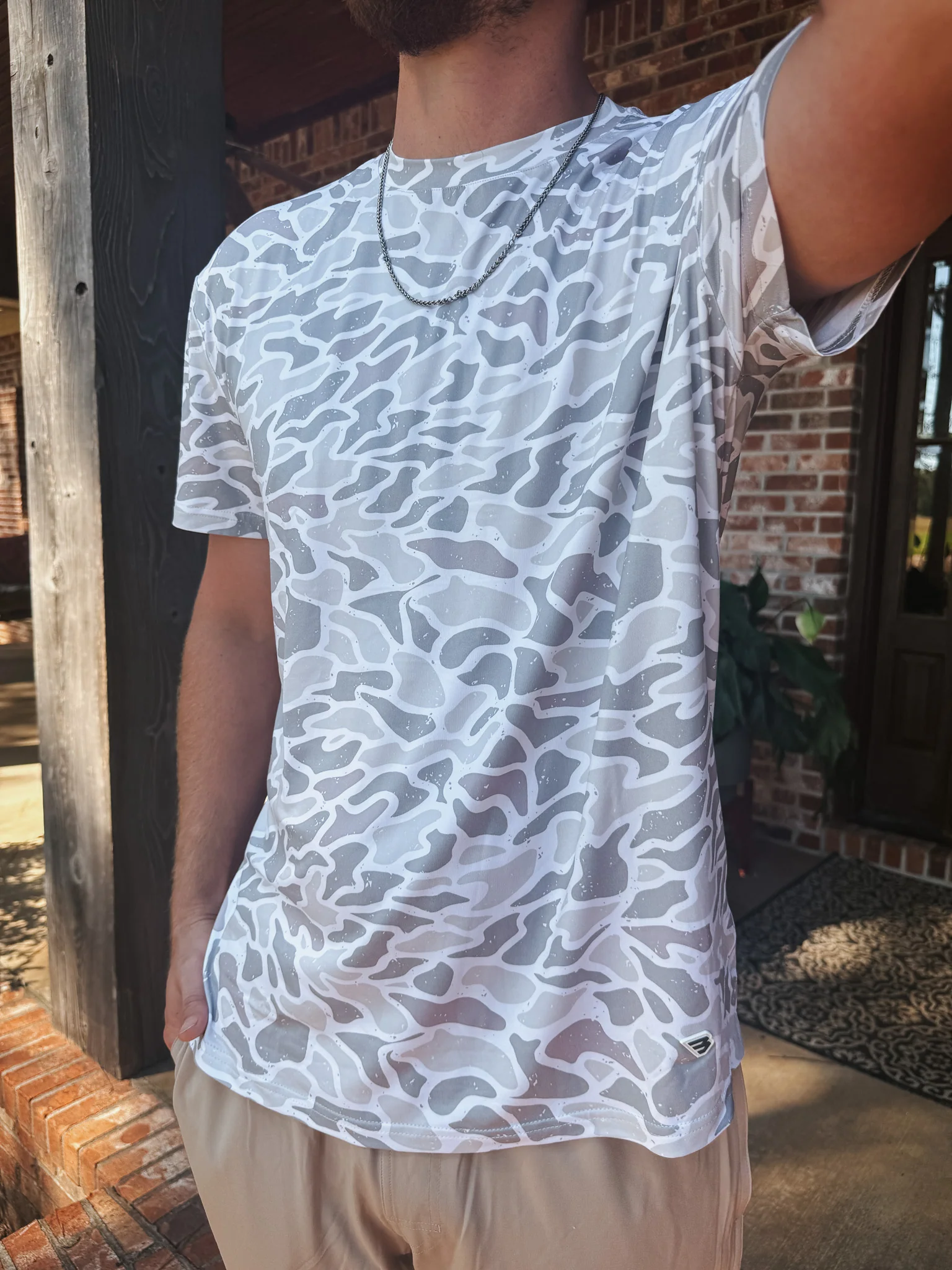 Burlebo Go To Tee - White Camo - Image 3