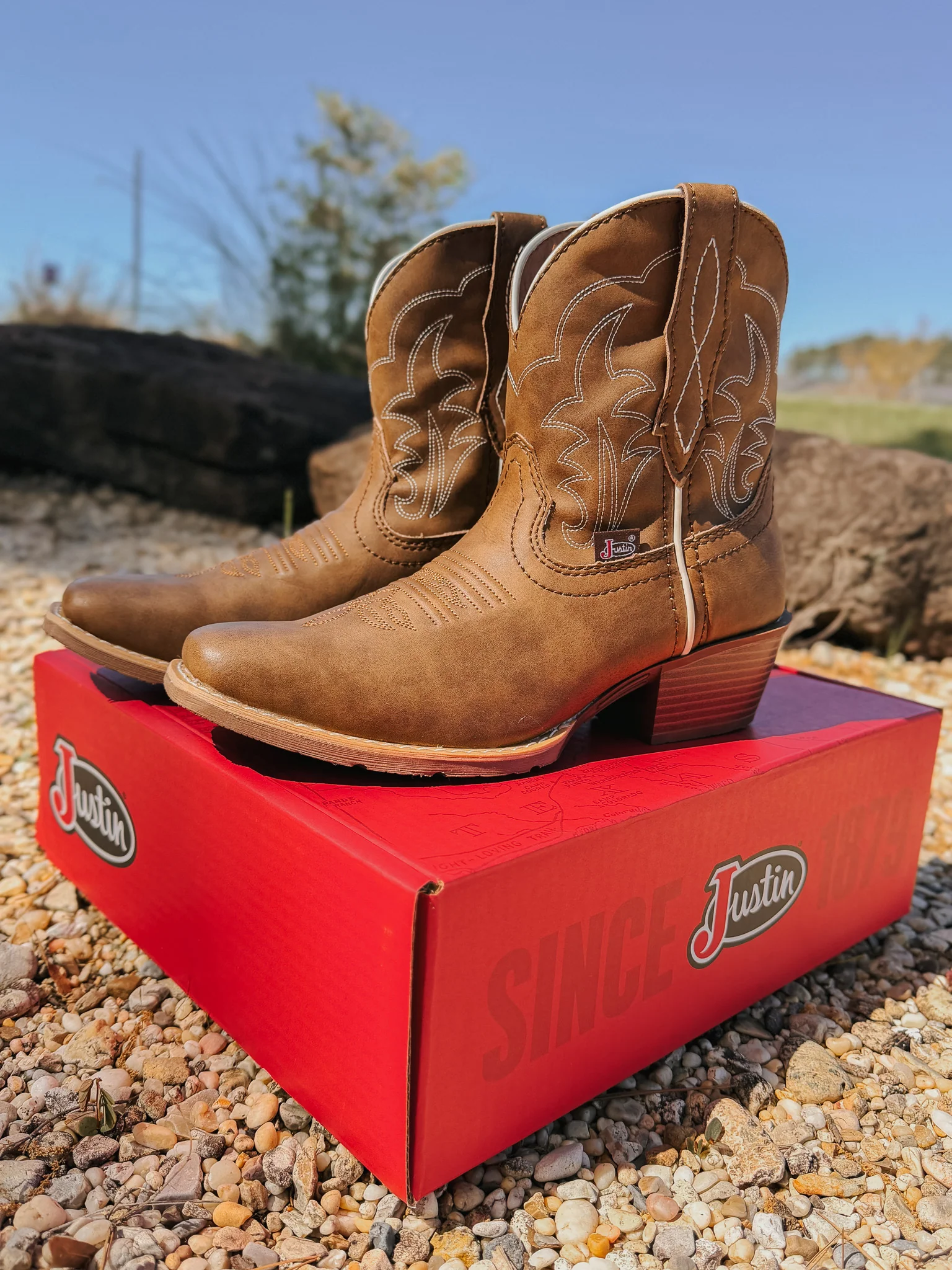 Justin Women's Dee Gypsy Square Toe 7" Boot - Image 2