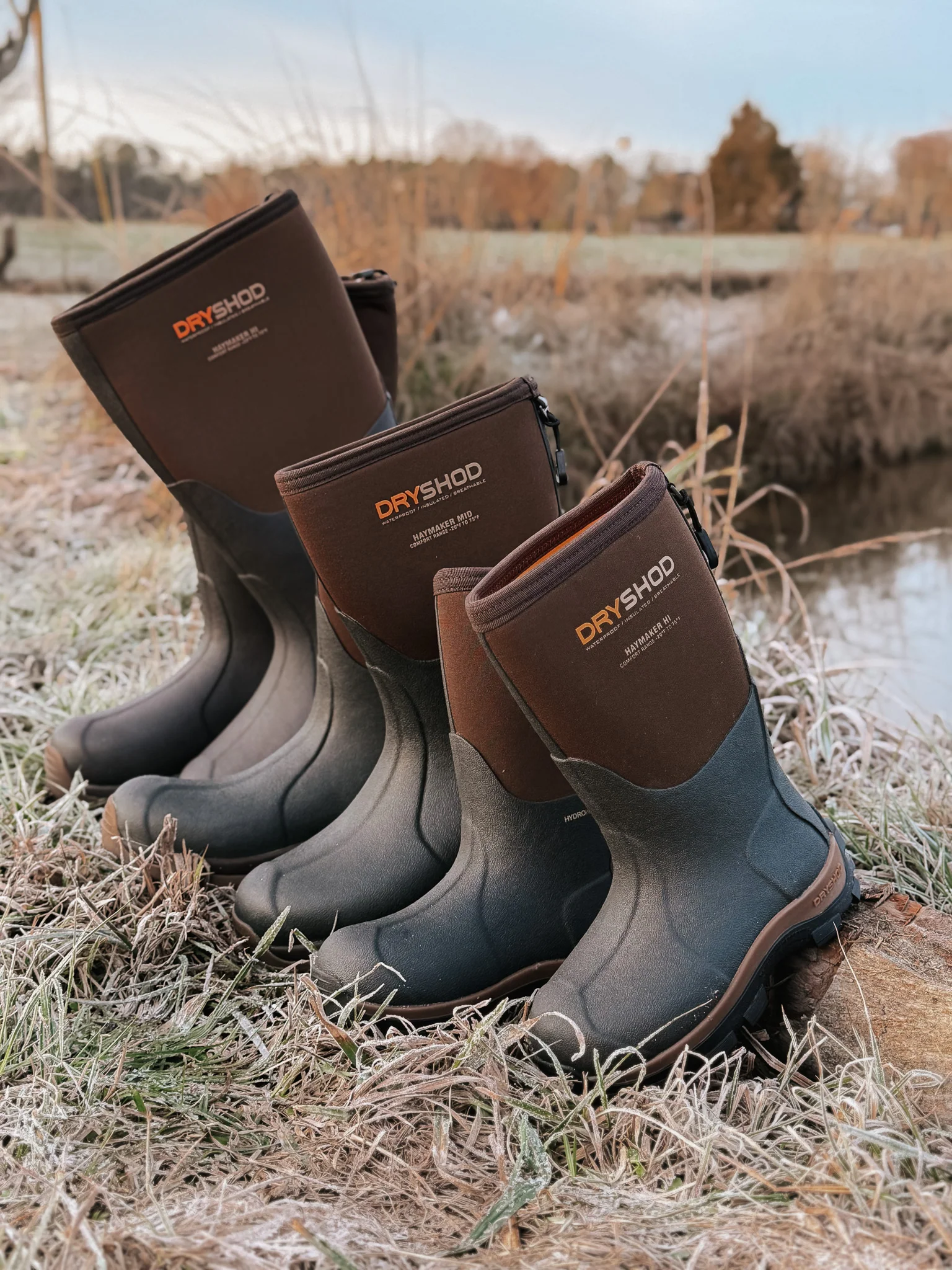 YOUTH HAYMAKER HI BROWN/ORANGE BOOTS - Image 7