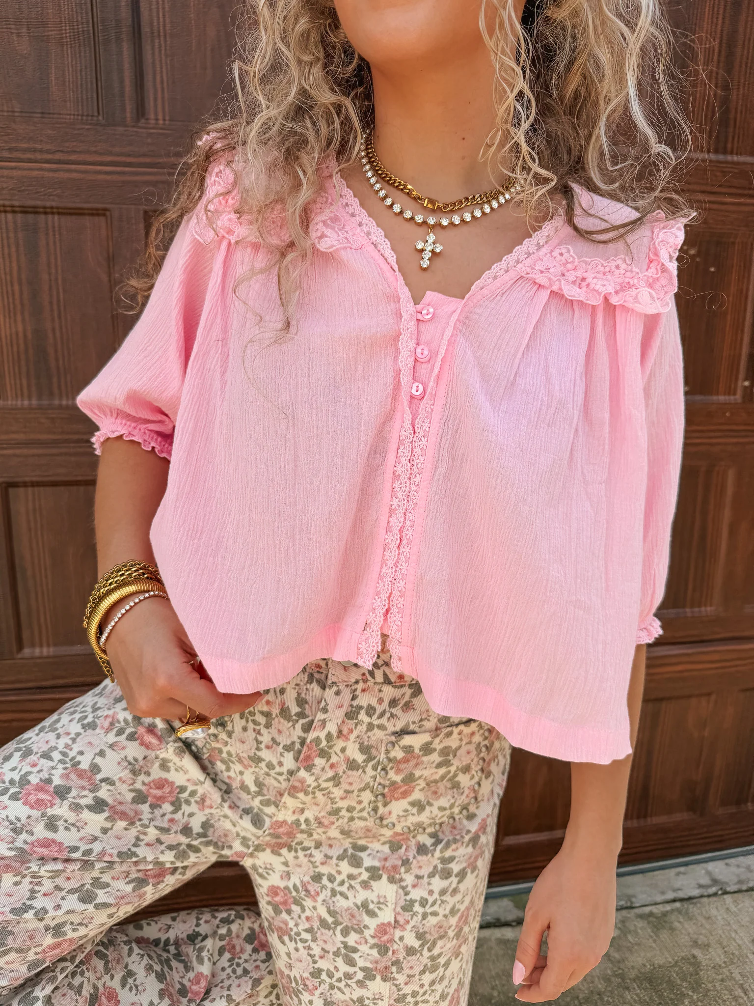 Timeless Classic Top in Pink - Image 2