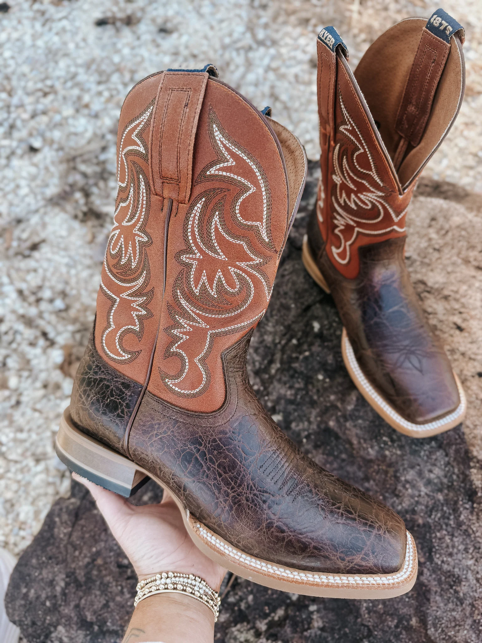Men's Hyer 11" Bucklin Tan Boots - Image 3