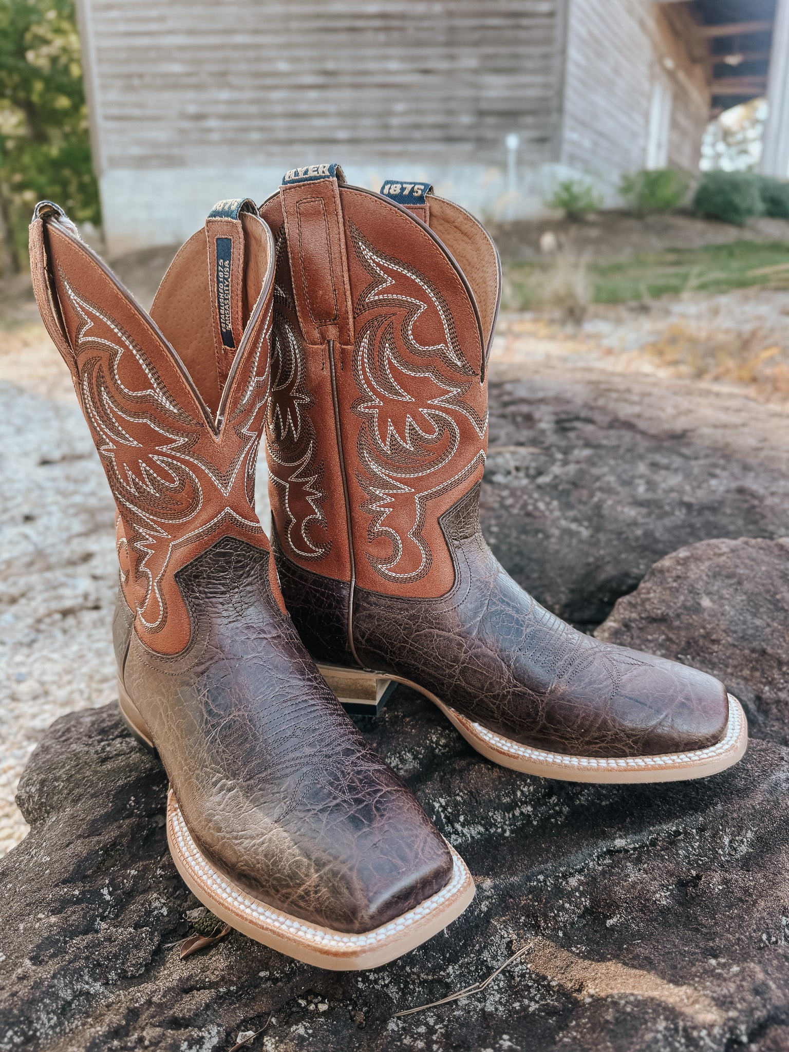 Men's Hyer 11" Bucklin Tan Boots - Image 5