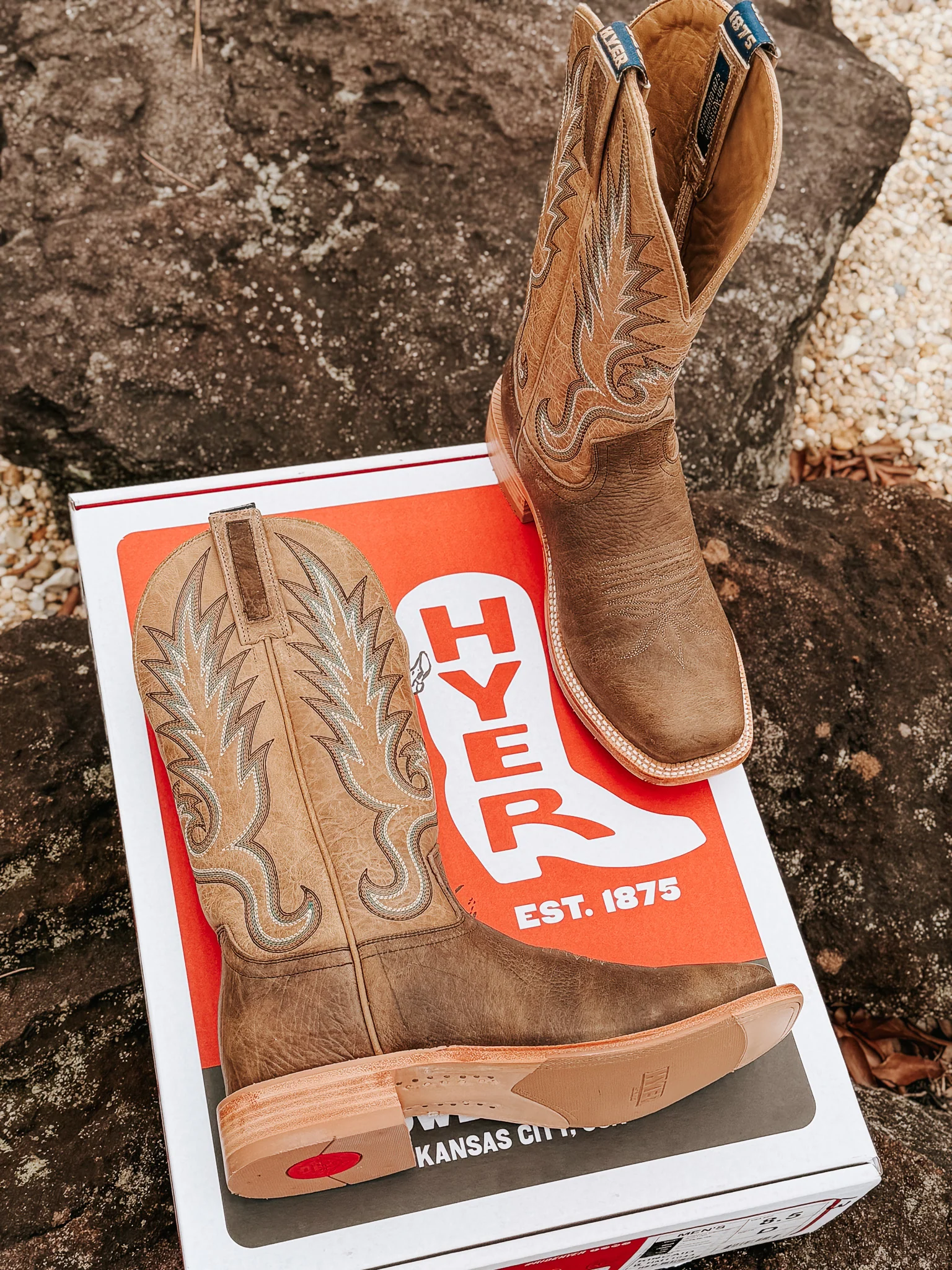 Hyer Men's Kincaid Shrunken Shoulder Western Boots - Image 12