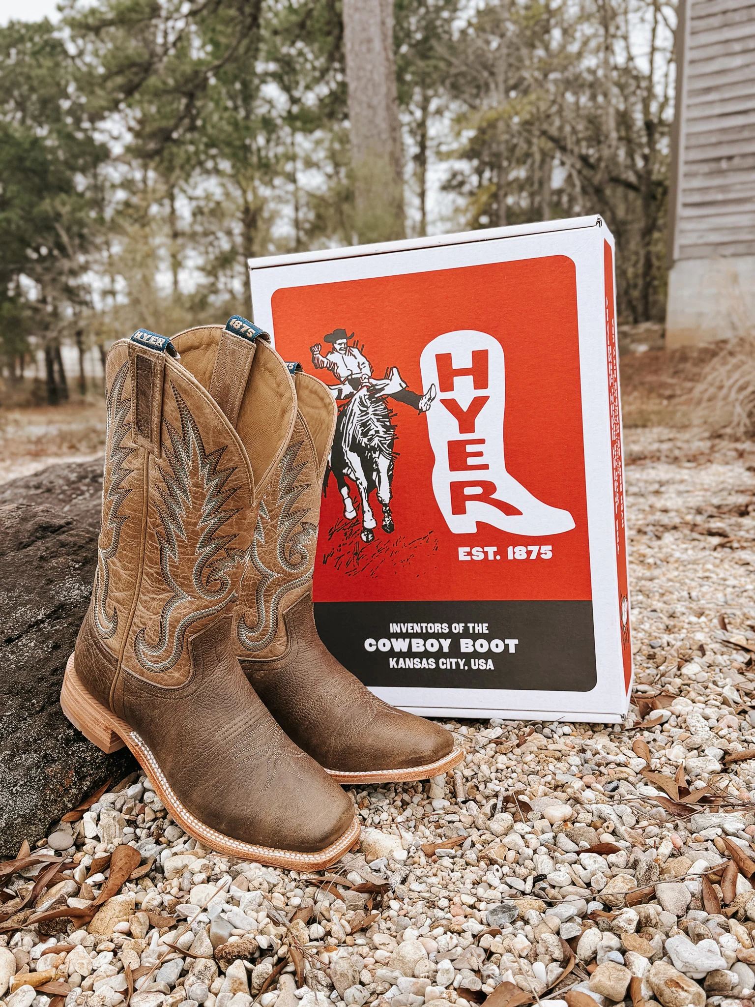 Hyer Men's Kincaid Shrunken Shoulder Western Boots - Image 15