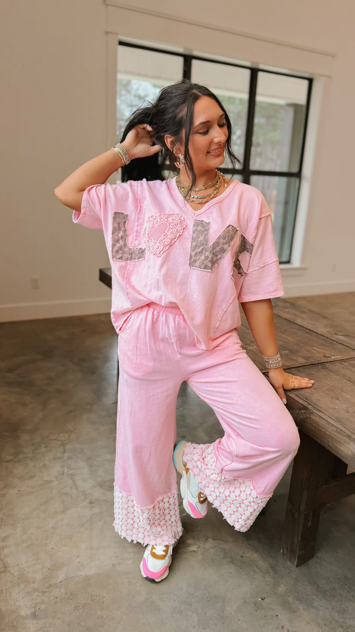 Call Me Later Cotton Candy Pants - Image 7