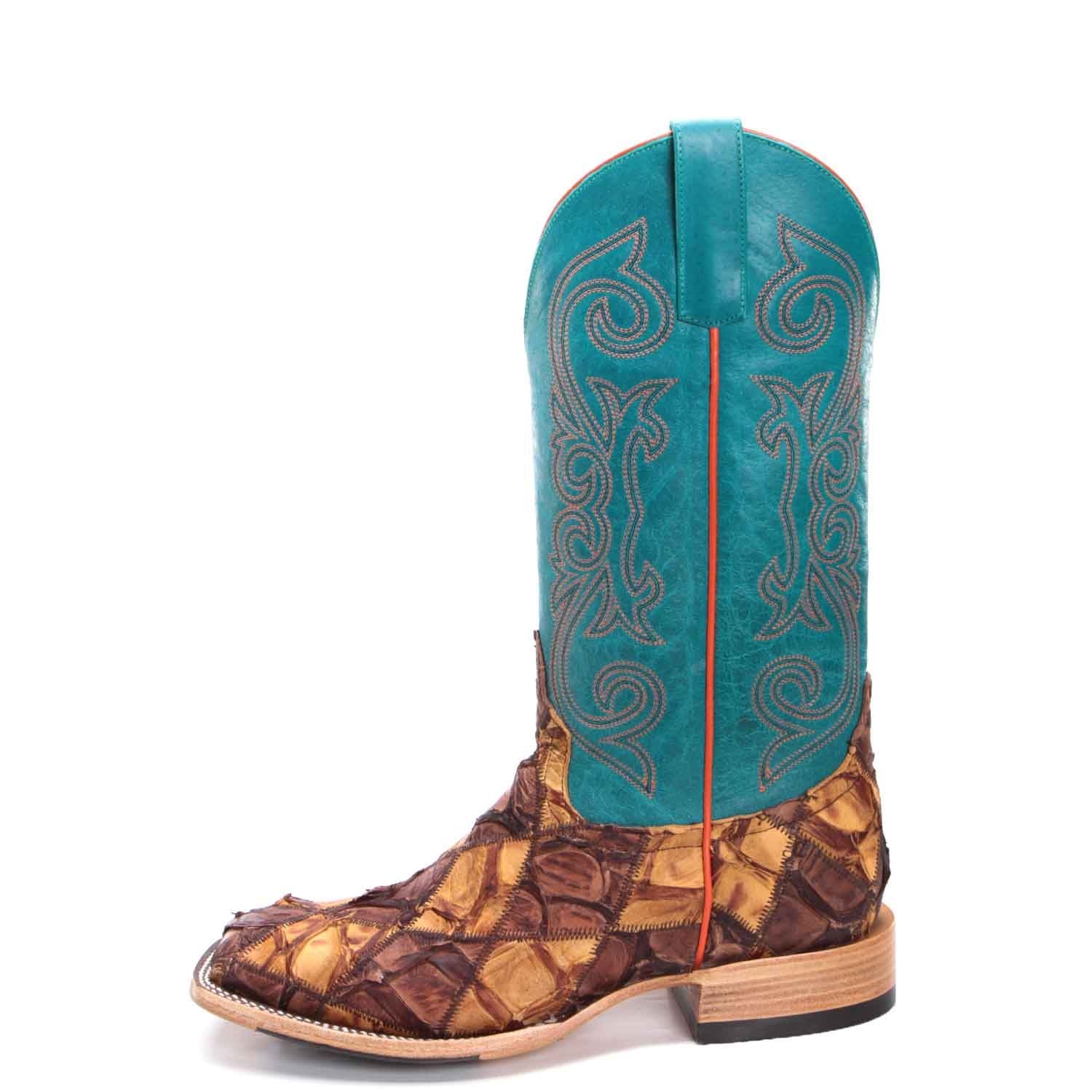 Men's Horse Power Patchwork Big Bass Cowboy Boots - Image 5
