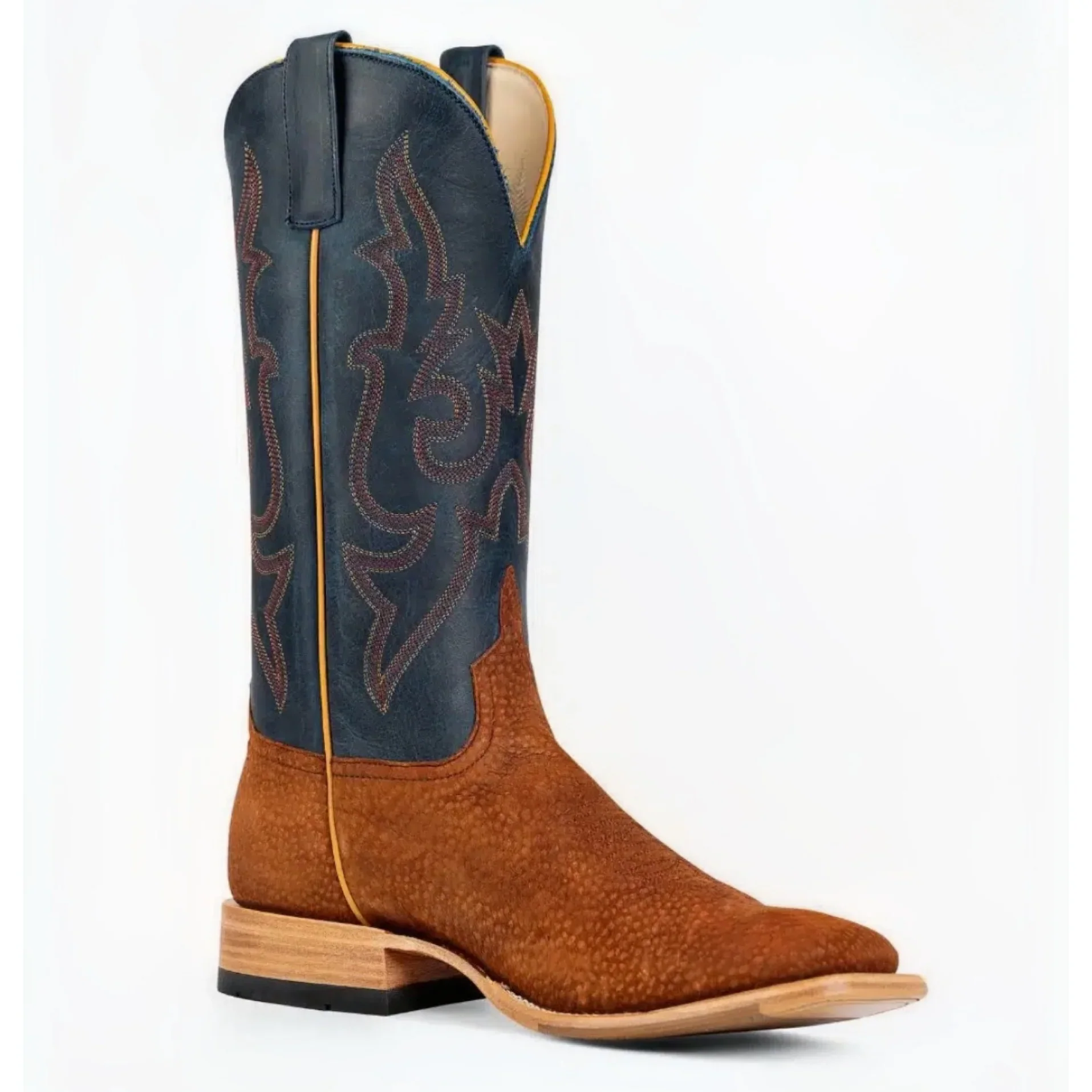 Men's Horse Power Top Hand Collection Rust Carpincho Western Boots - Image 2