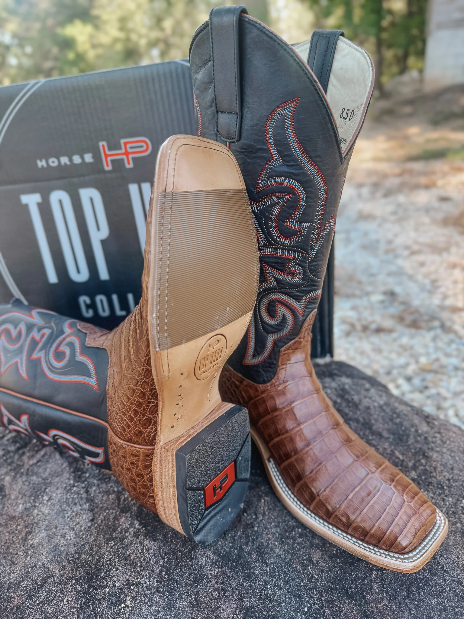 Men's Horse Power Cigar Caiman Boots - Image 2