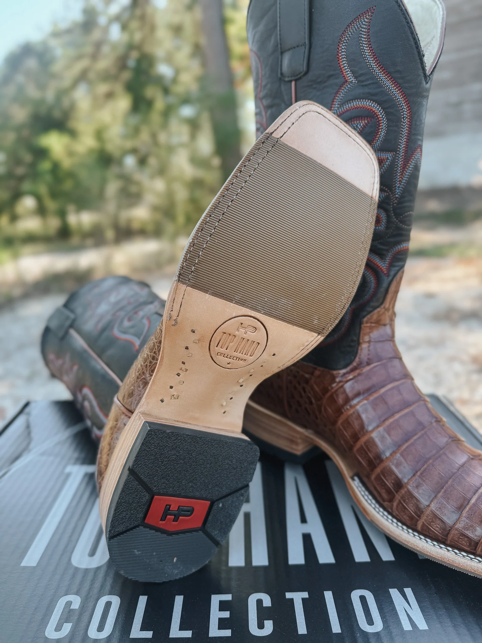 Men's Horse Power Cigar Caiman Boots - Image 8