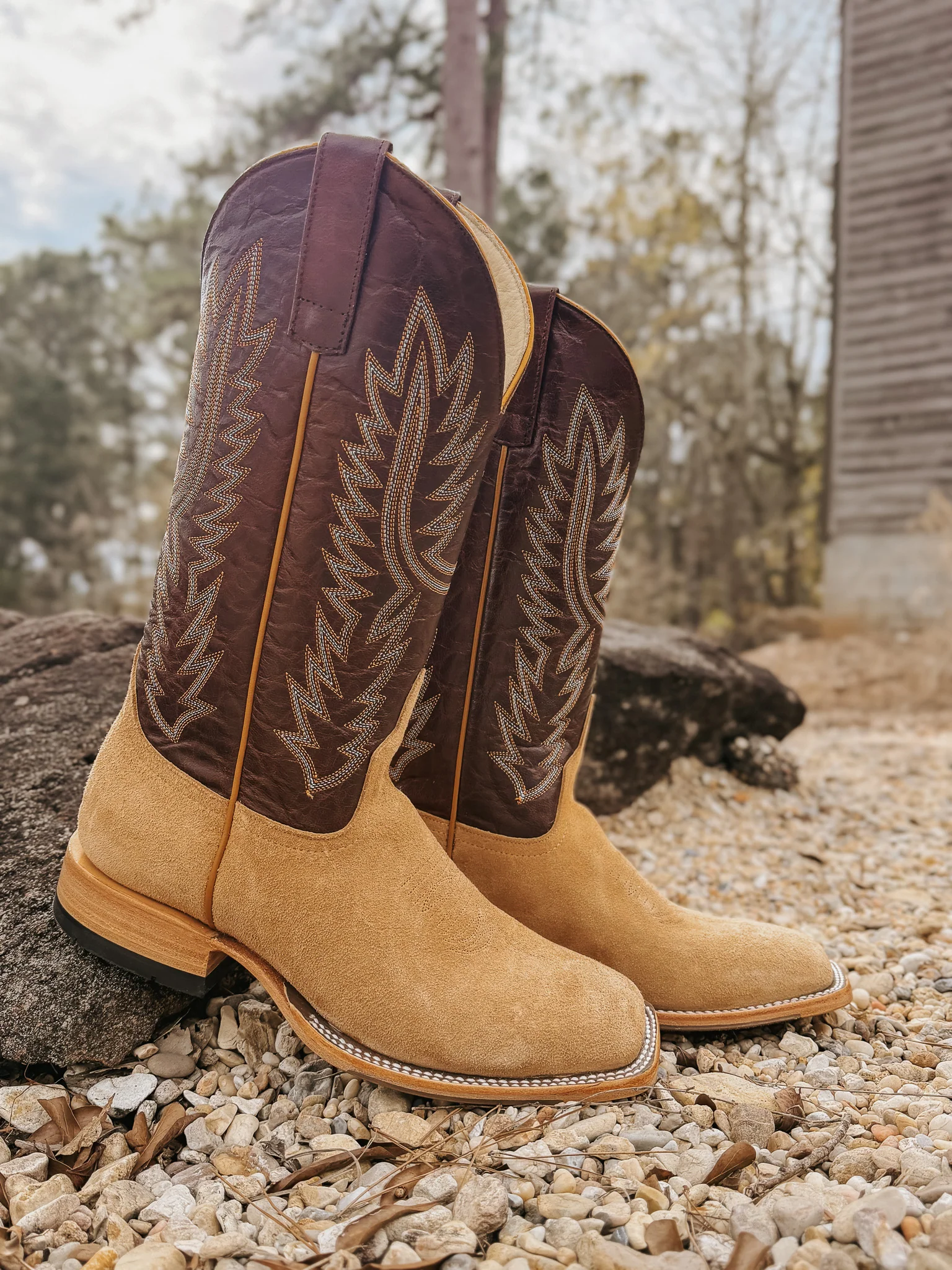 Men's Horse Power Top Hand Tan Crazyhorse Rough Out Boots - Image 7