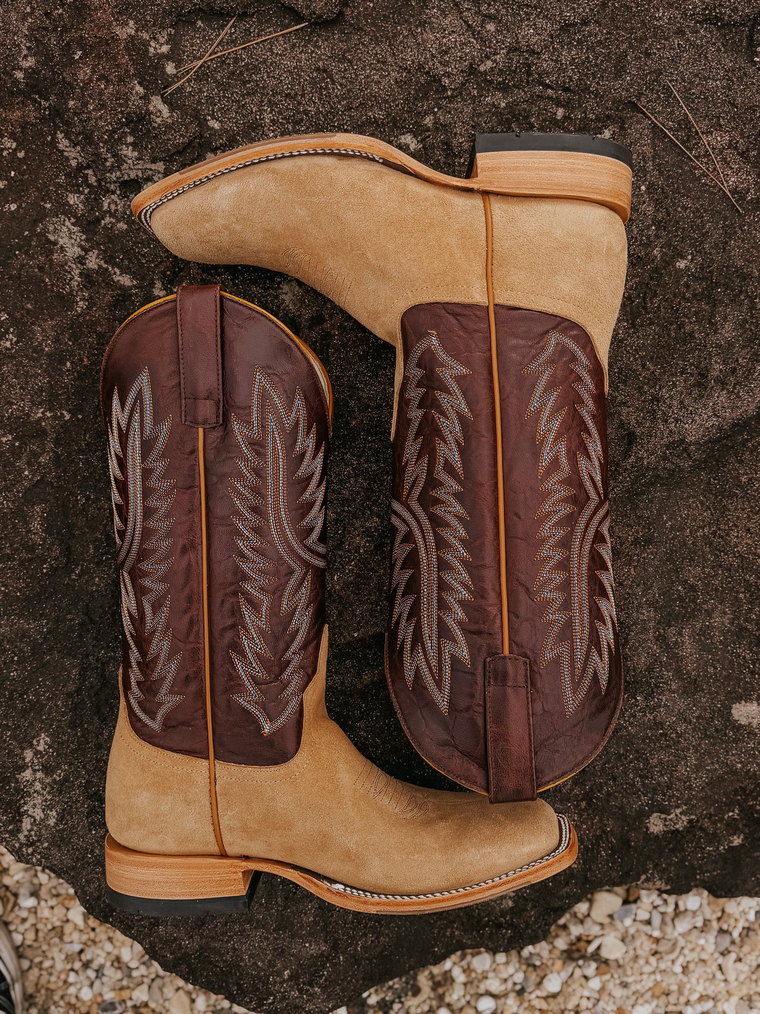 Men's Horse Power Top Hand Tan Crazyhorse Rough Out Boots - Image 9