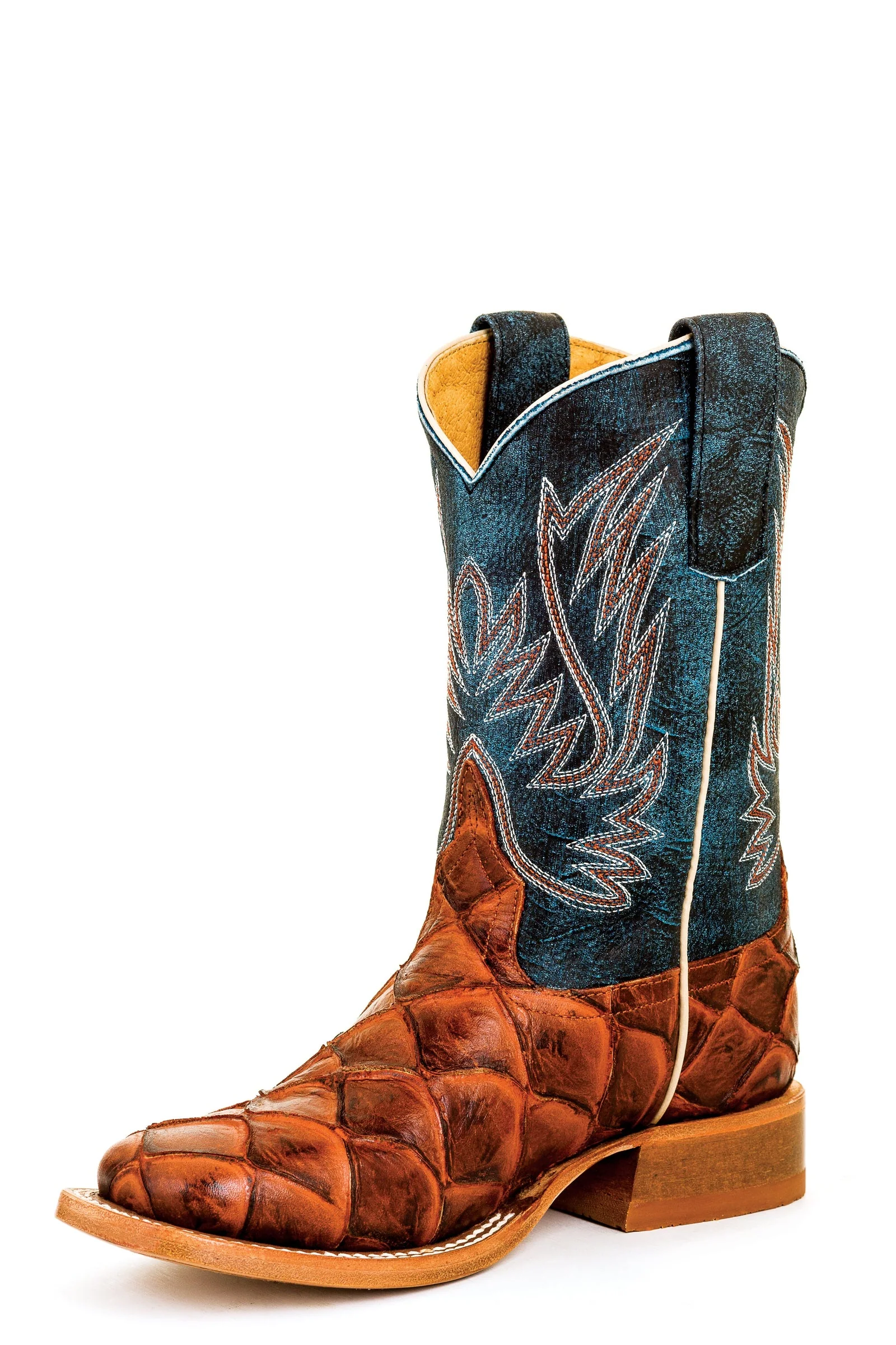 Youth Horse Power Cognac Filet of Fish Bottom with Seas the Day Top Boots - Image 5