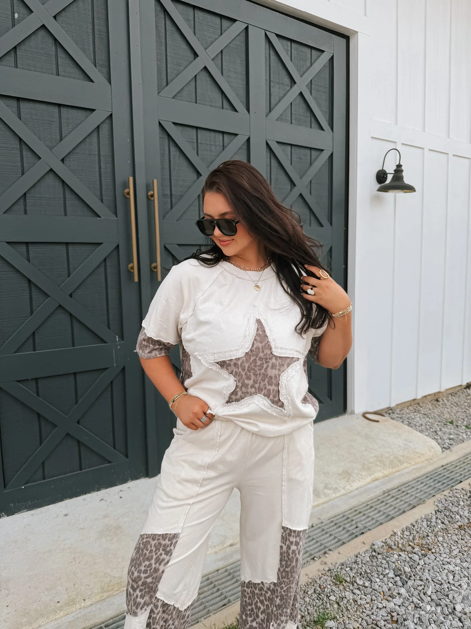 Urban Edit Leopard Star Top - Image 3