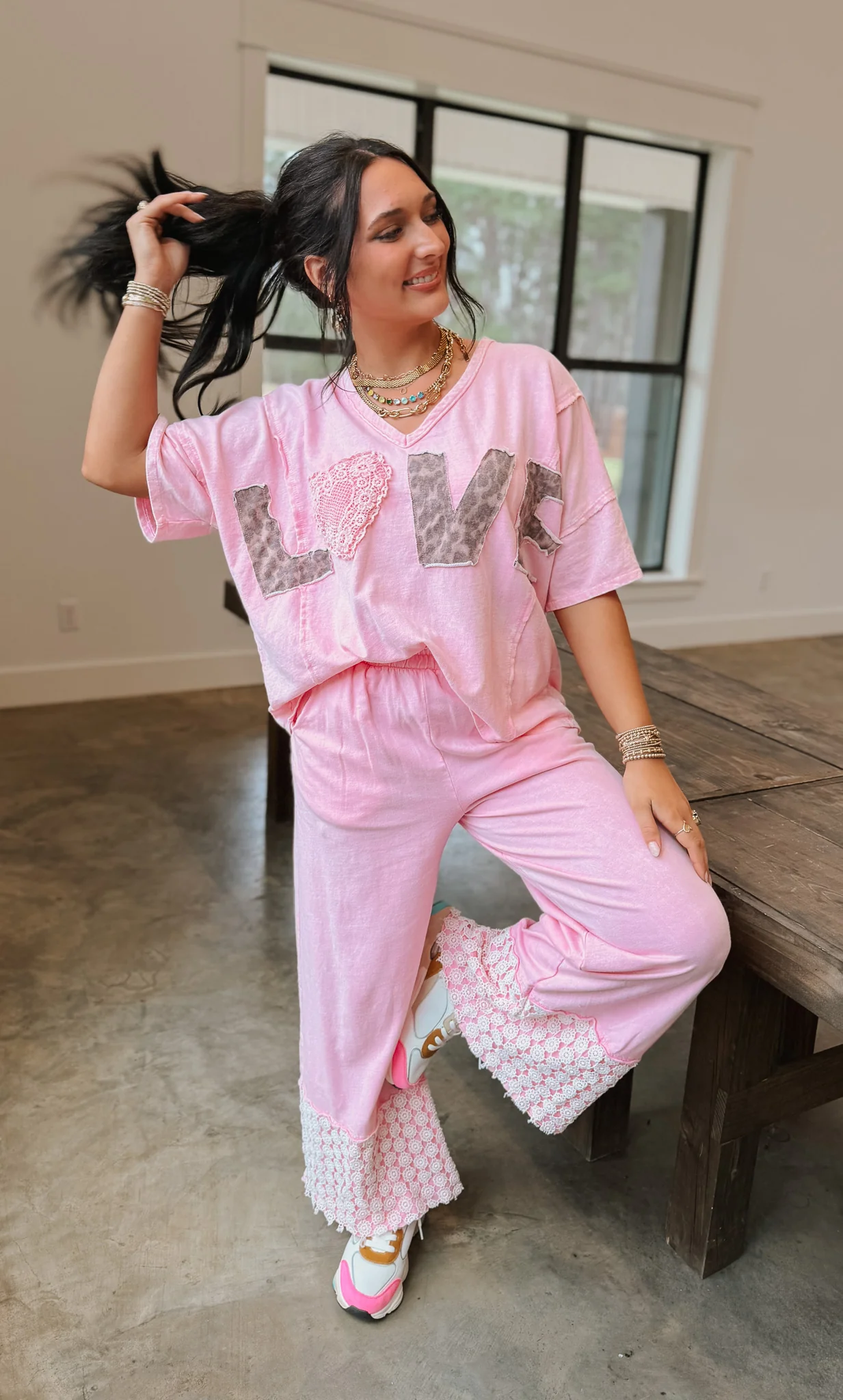Call Me Later Cotton Candy Pants - Image 6