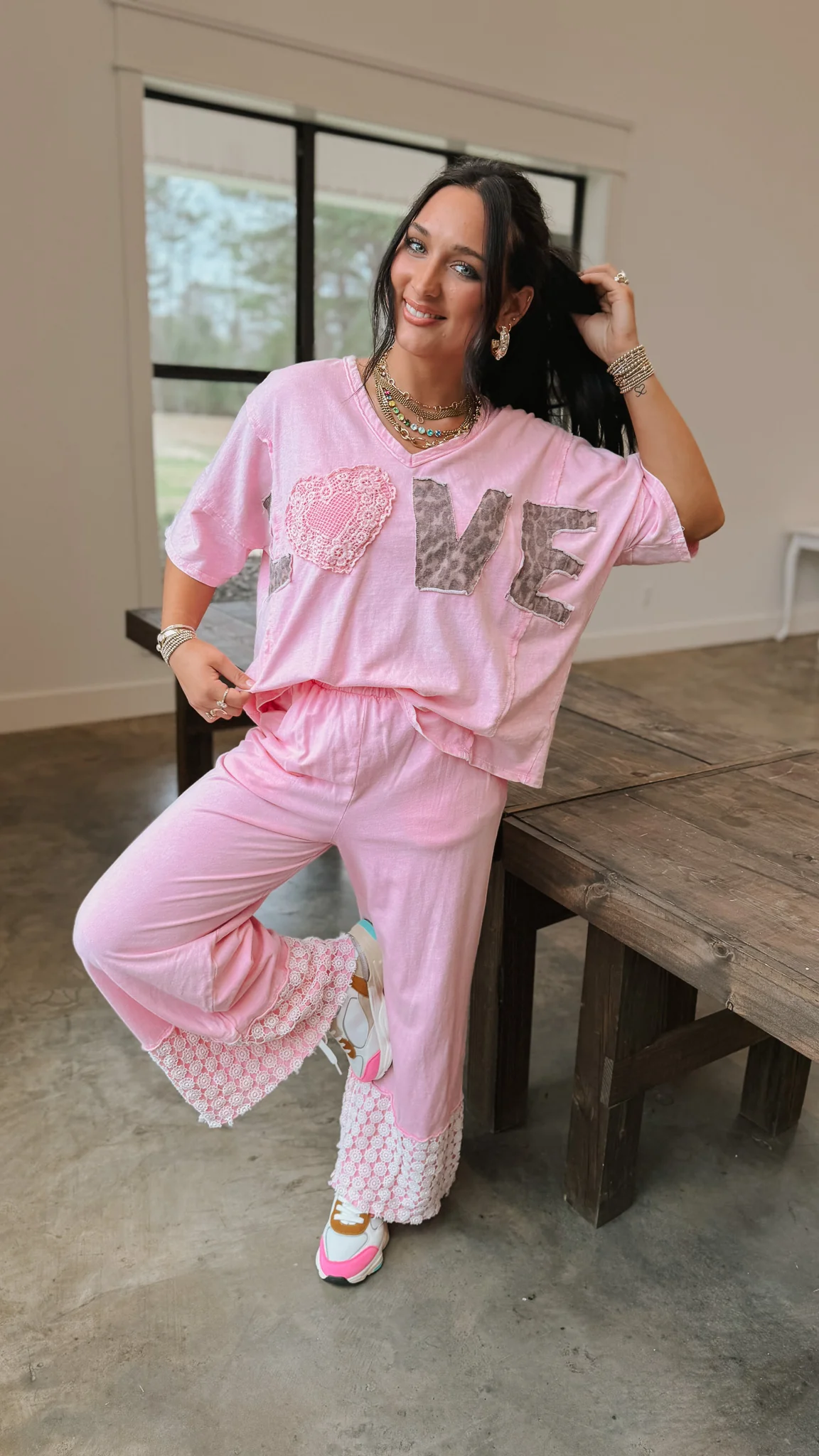 Call Me Later Cotton Candy Pants - Image 5