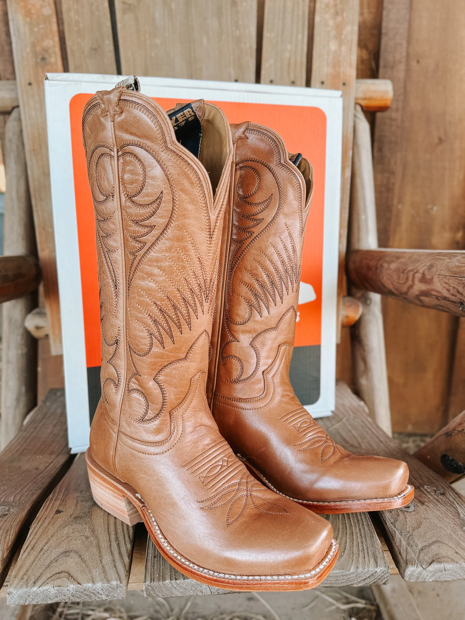 Women's Hyer Leawood Honey Mestizo Boots - Image 12