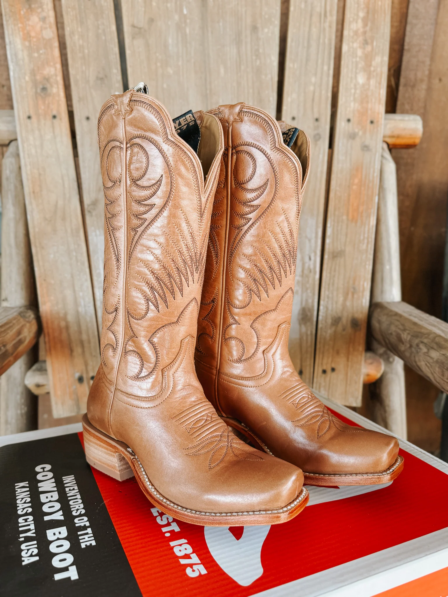 Women's Hyer Leawood Honey Mestizo Boots - Image 13