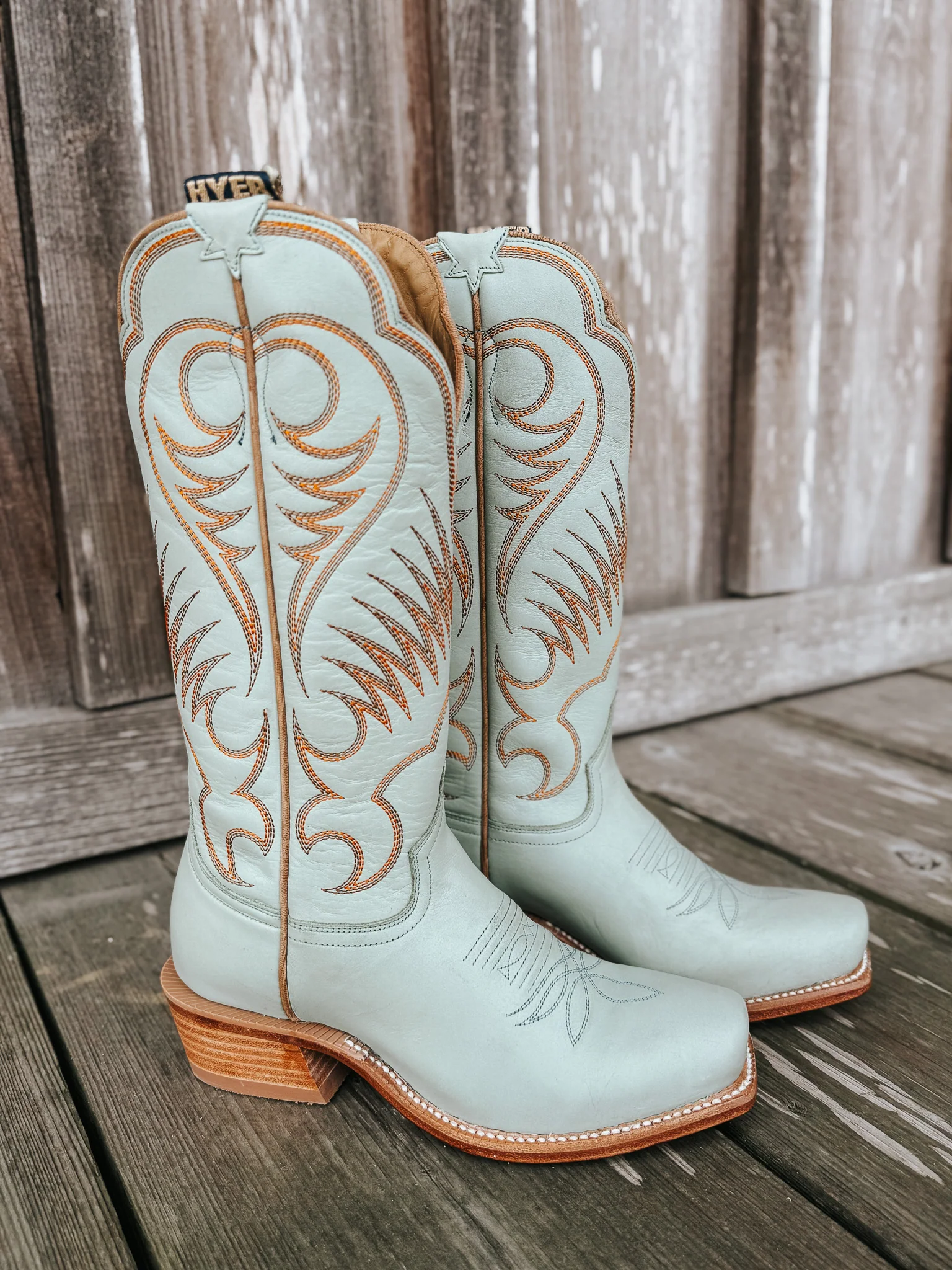 Women's Hyer Leawood Robin's Egg Boots - Image 13