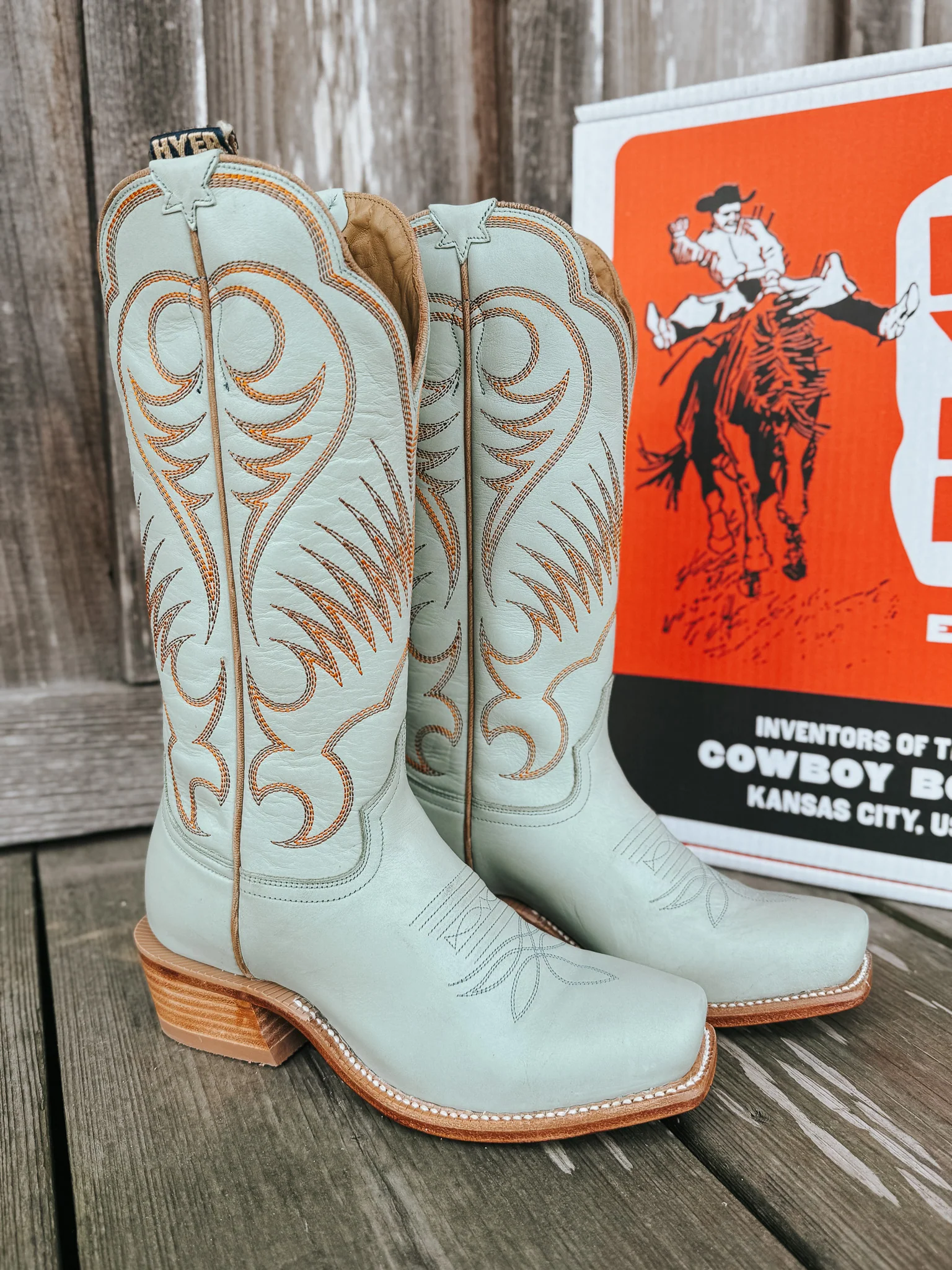 Women's Hyer Leawood Robin's Egg Boots - Image 4