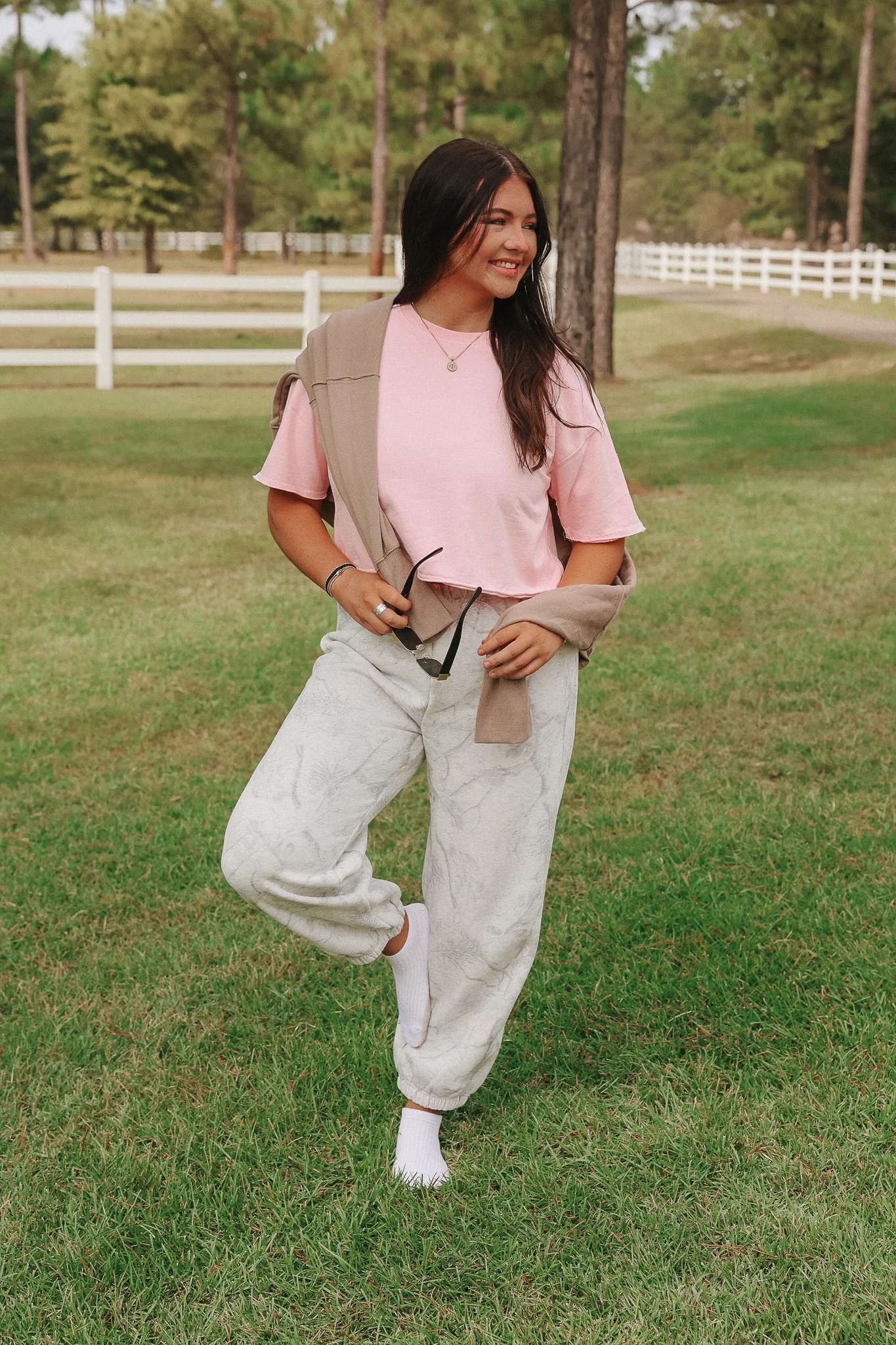 Cool Breeze Oversized Jacket in Taupe - Image 9