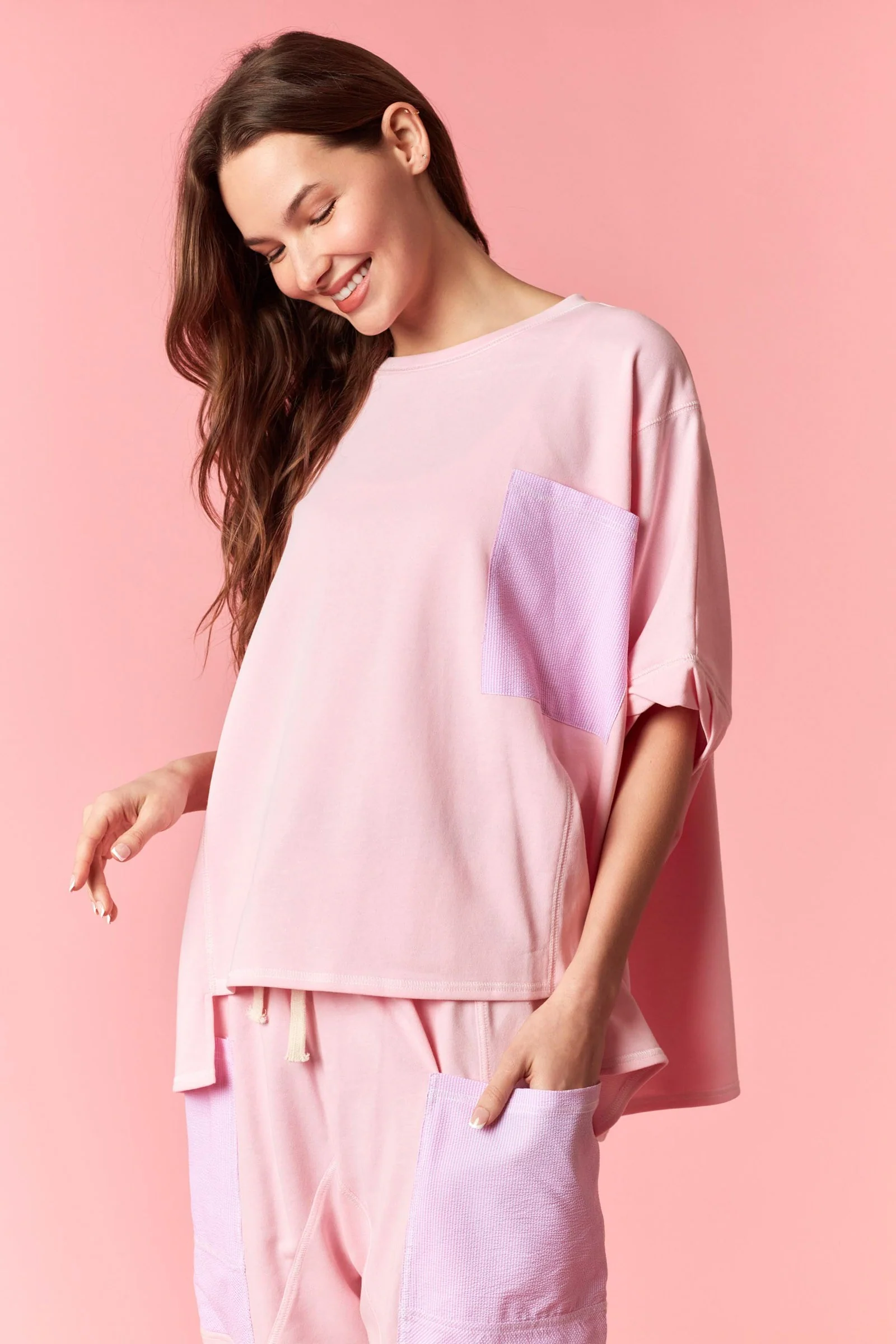 Line & Leisure Pink Oversized Set - Image 12