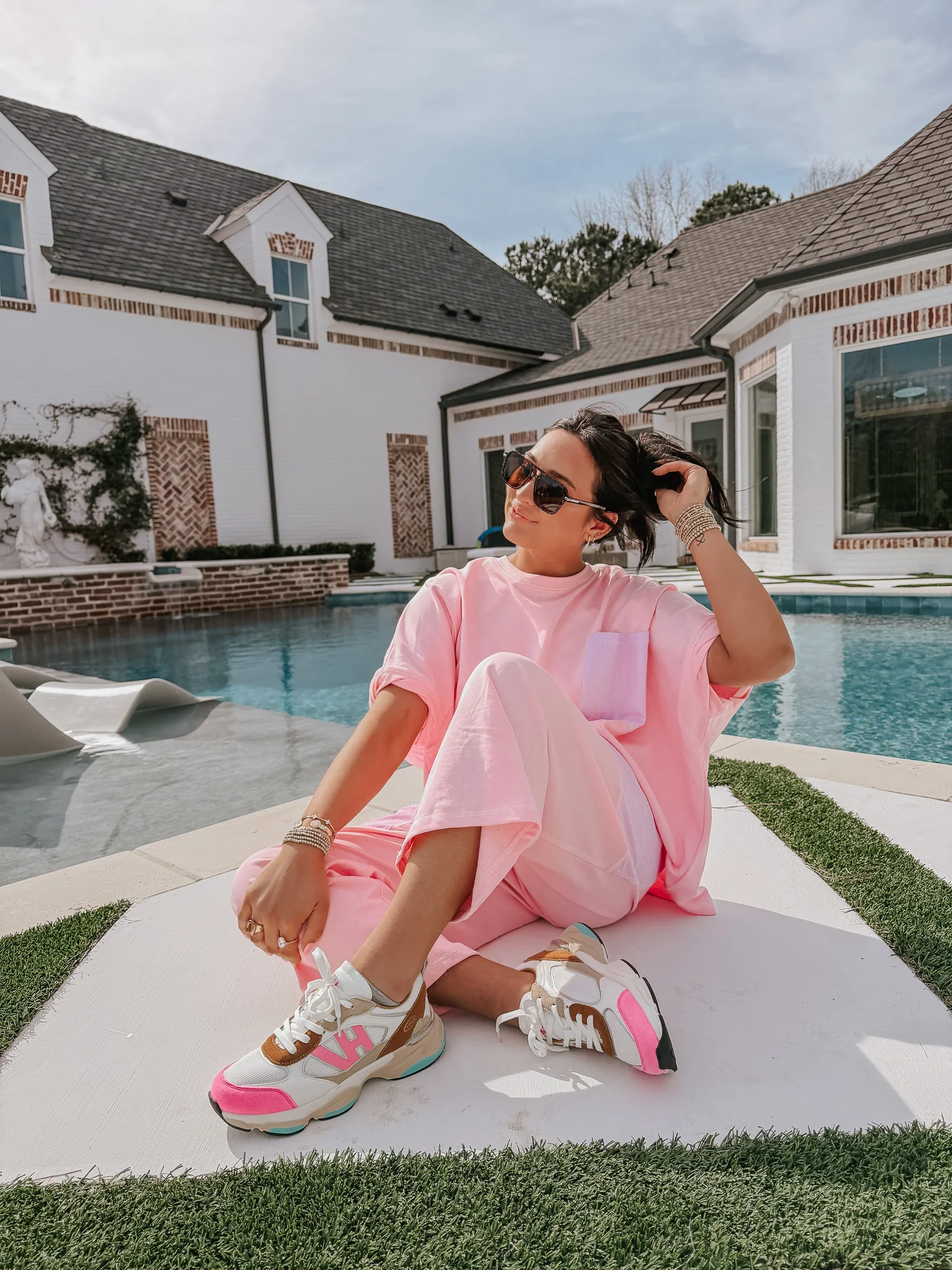 Line & Leisure Pink Oversized Set - Image 2