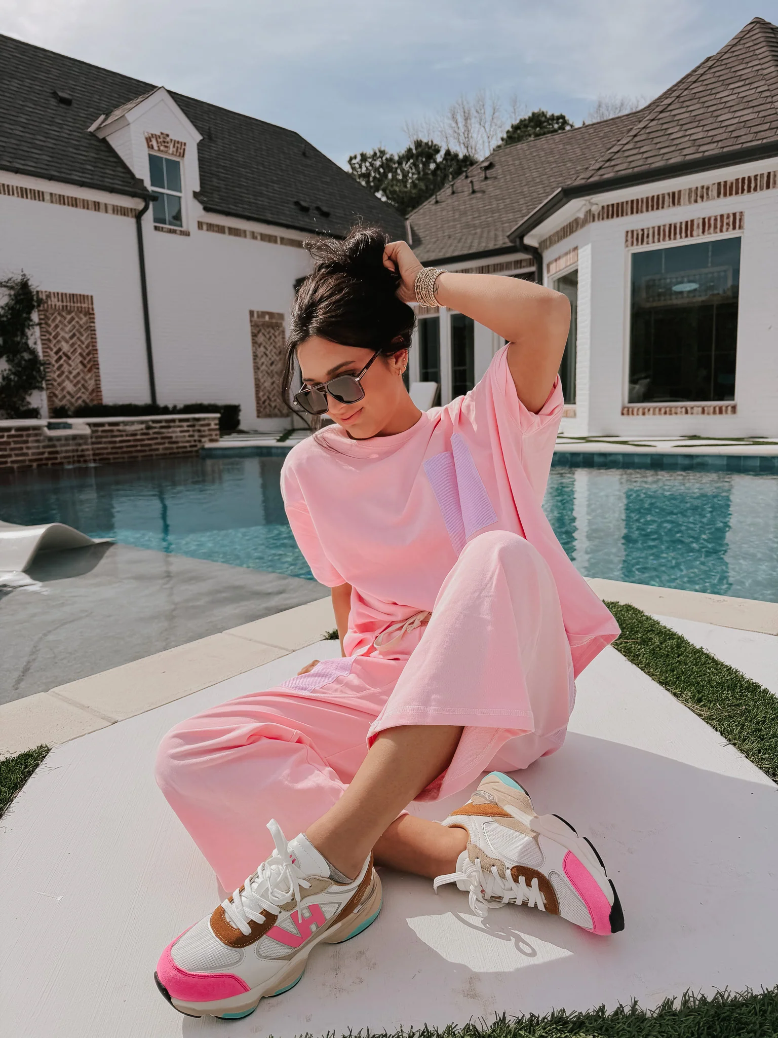 Line & Leisure Pink Oversized Set - Image 3