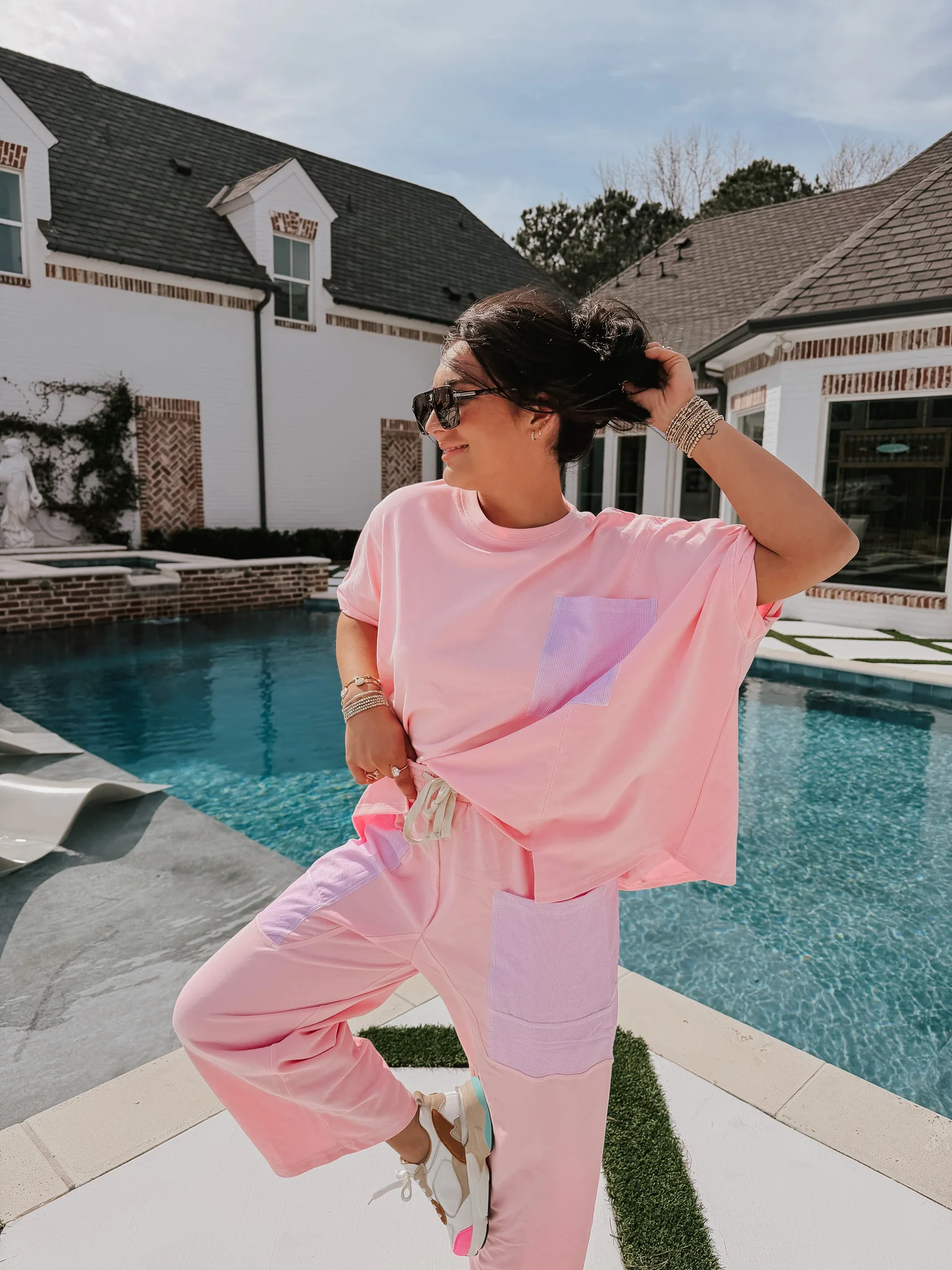 Line & Leisure Pink Oversized Set - Image 5