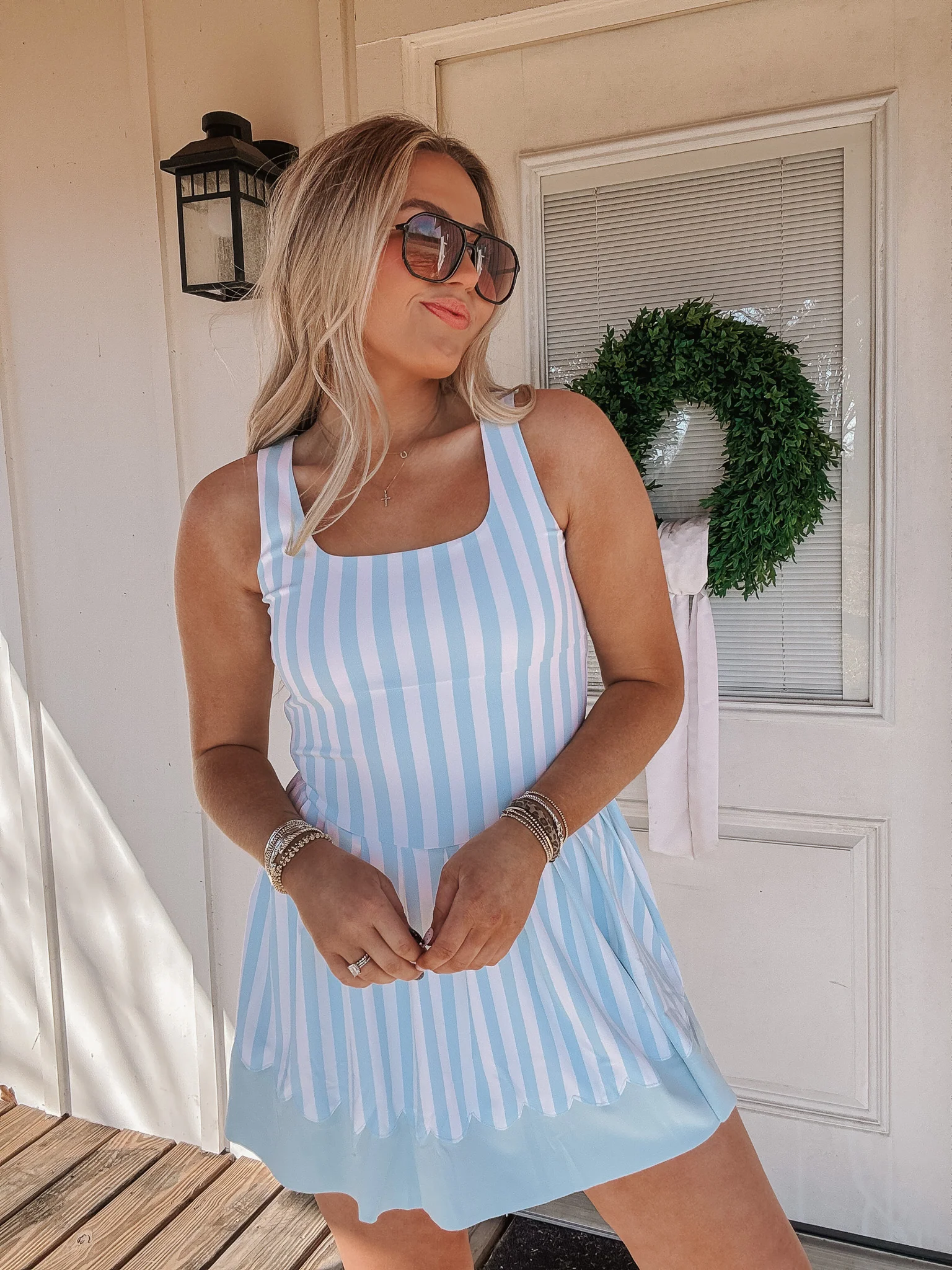 Sweet on Stripes Romper Dress - Image 3