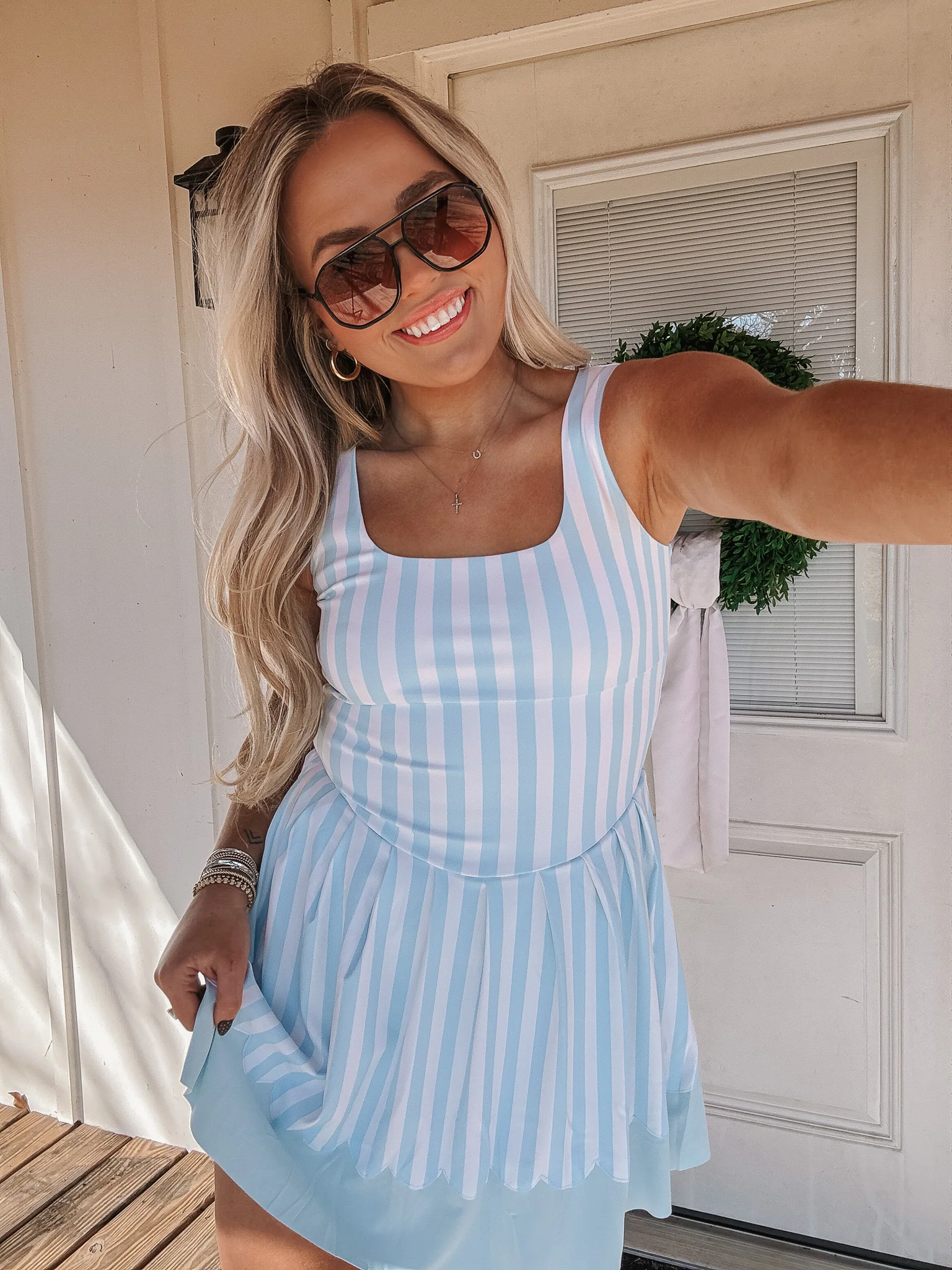 Sweet on Stripes Romper Dress - Image 9