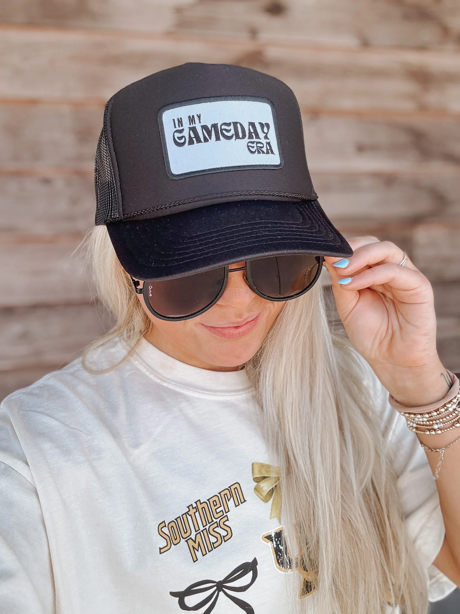 In My Gameday Era Embroidered Patch Trucker - Image 5