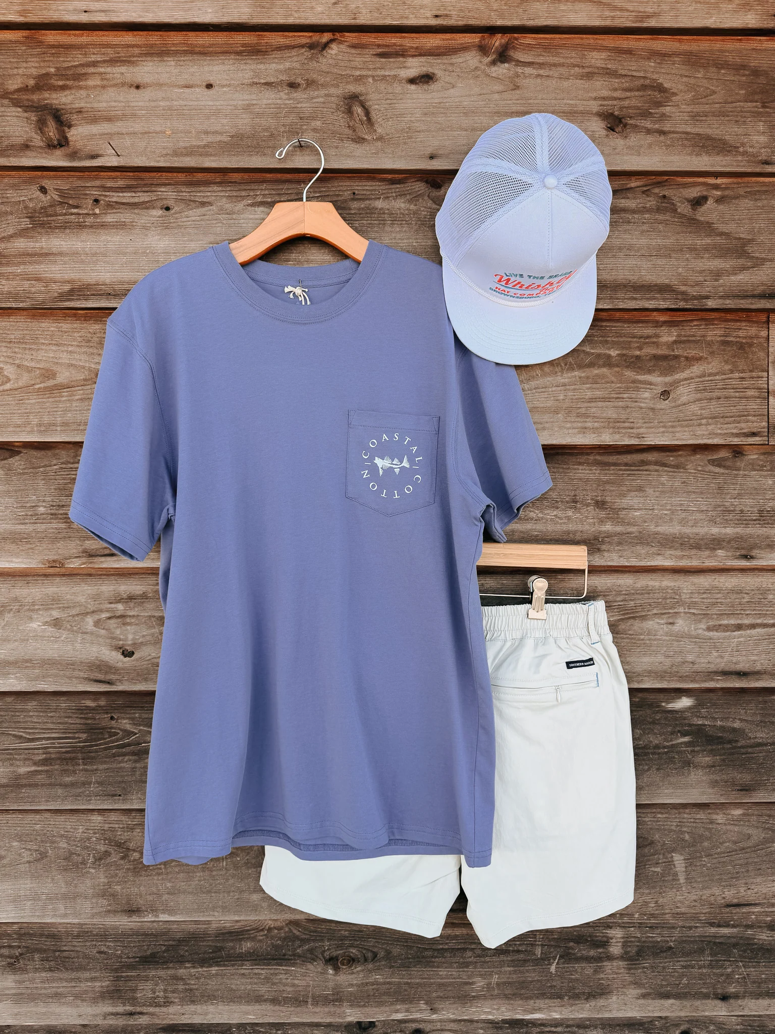 Men's Coastal Cotton Lure T-Shirt - Marlin - Image 4