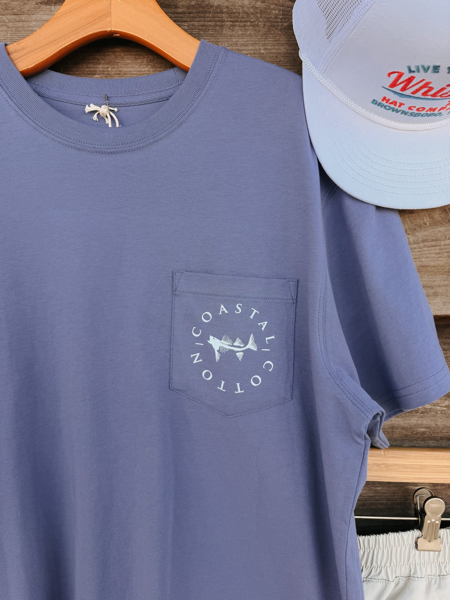 Men's Coastal Cotton Lure T-Shirt - Marlin - Image 5