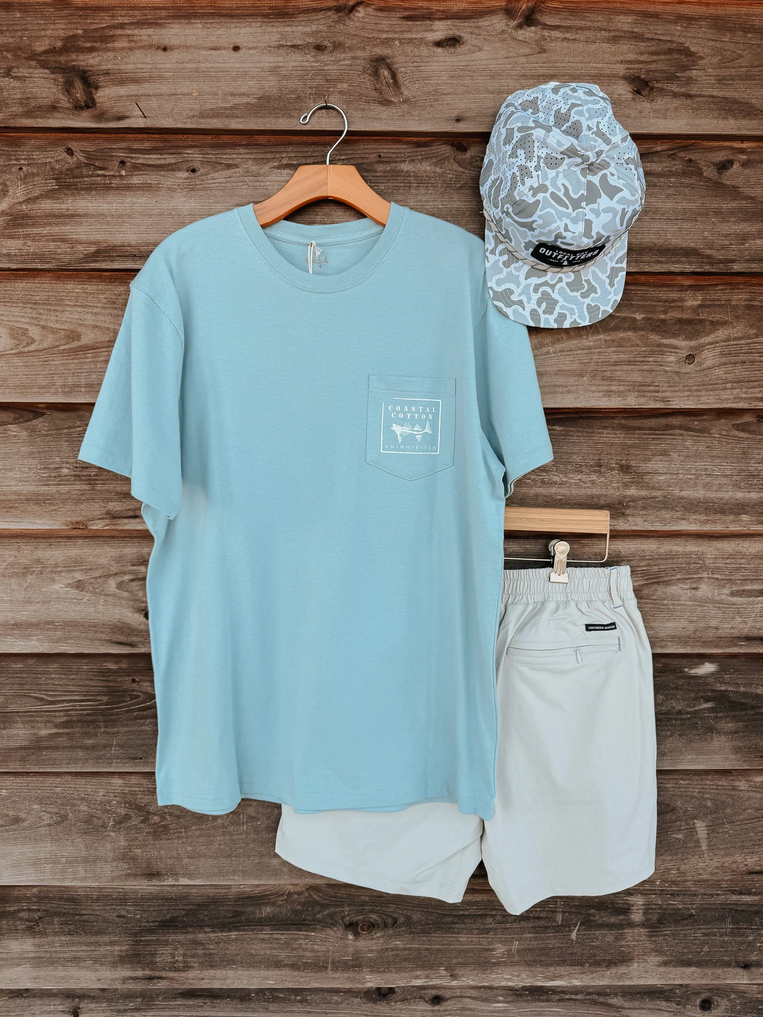 Men's Coastal Cotton Tuna T-Shirt - Ether - Image 2