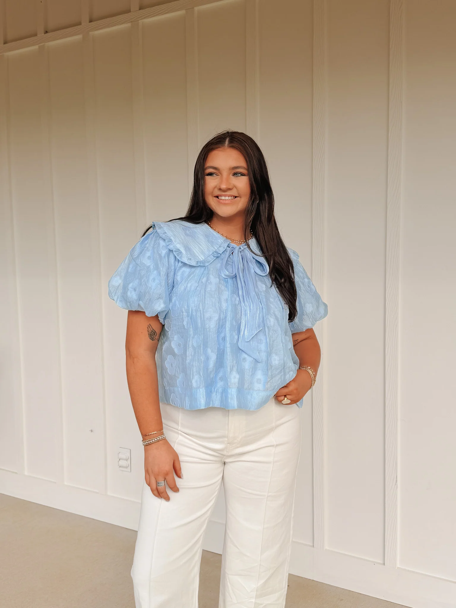 True To You Blue Top - Image 3