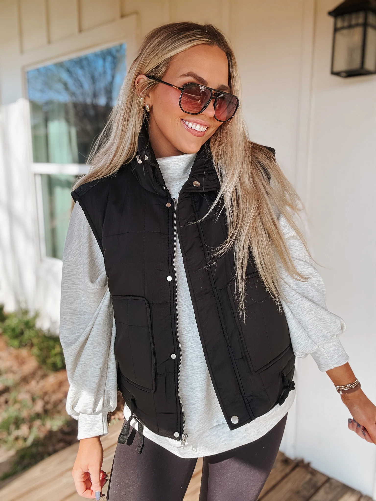 Cedar Creek Black Puffer Vest - Image 7