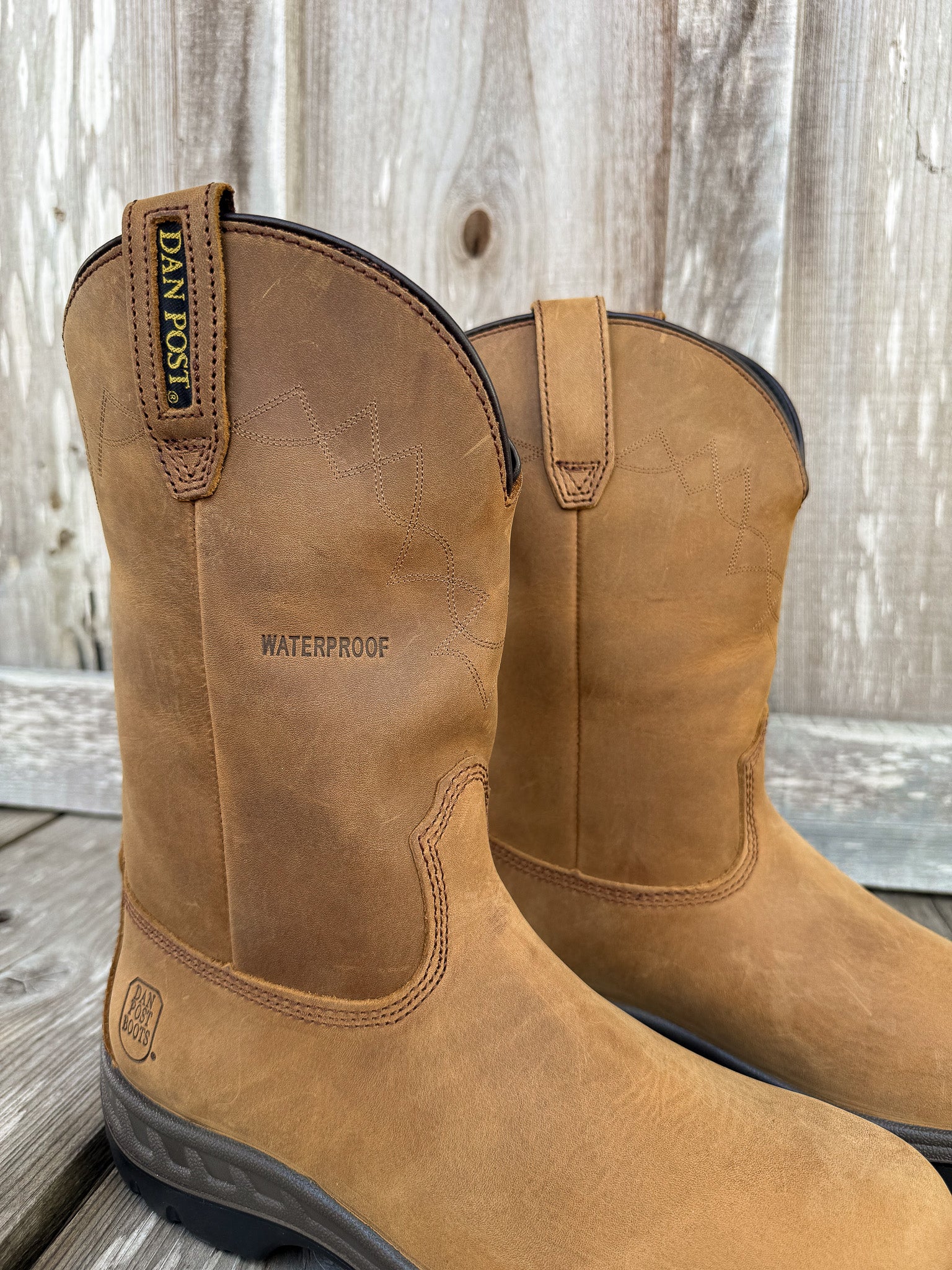 Men's Dan Post 12" Steel Toe Waterproof Cummins Boots - Image 3