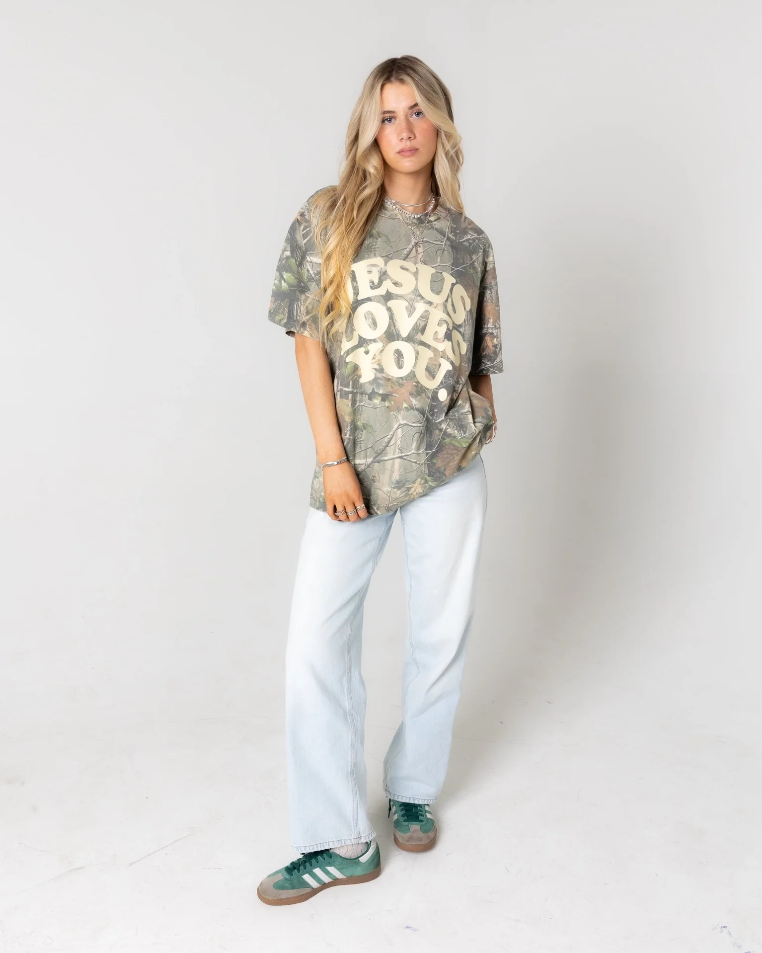 Jesus Loves You Camo Tee - Image 3