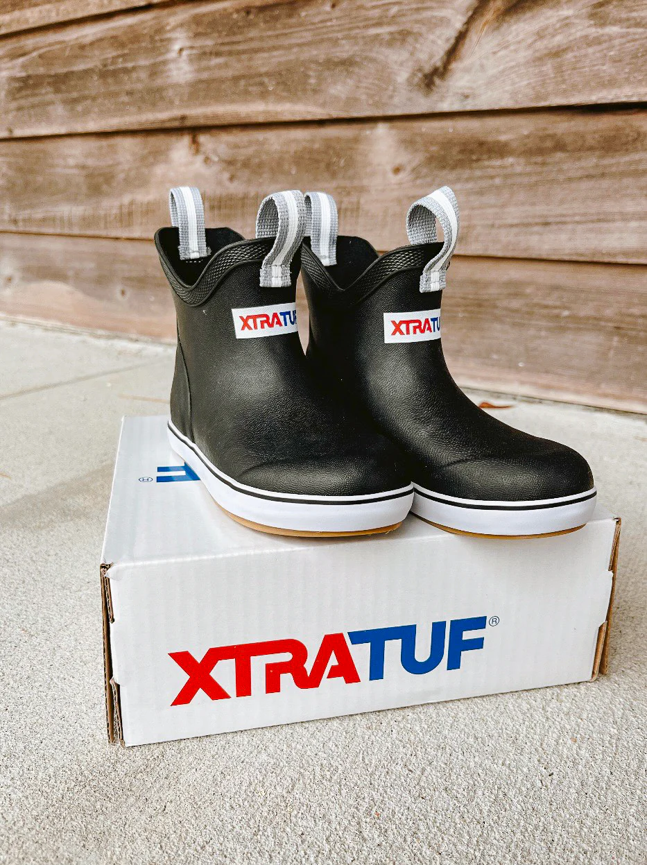 KID'S XTRATUF ANKLE DECK BOOT IN BLACK - Image 2