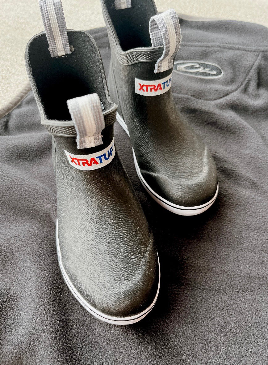 KID'S XTRATUF ANKLE DECK BOOT IN BLACK - Image 3